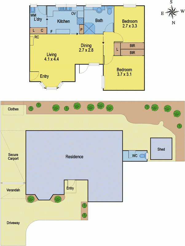 4/271 Roslyn Road, HIGHTON VIC 3216 - Floorplan