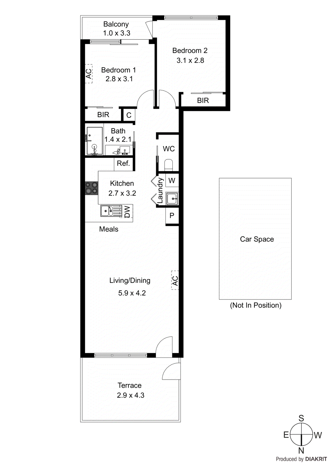 4/278 Highett Road, Highett VIC 3190 - Floorplan