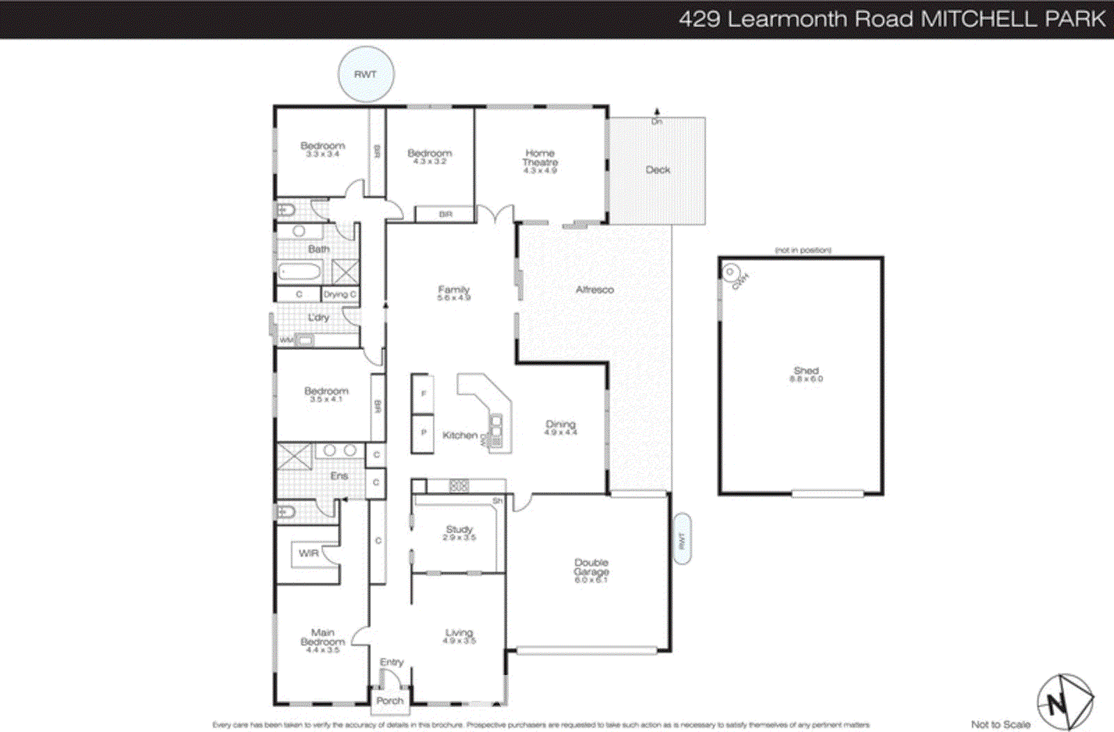 429 Learmonth Road, Mitchell Park VIC 3355 - Floorplan