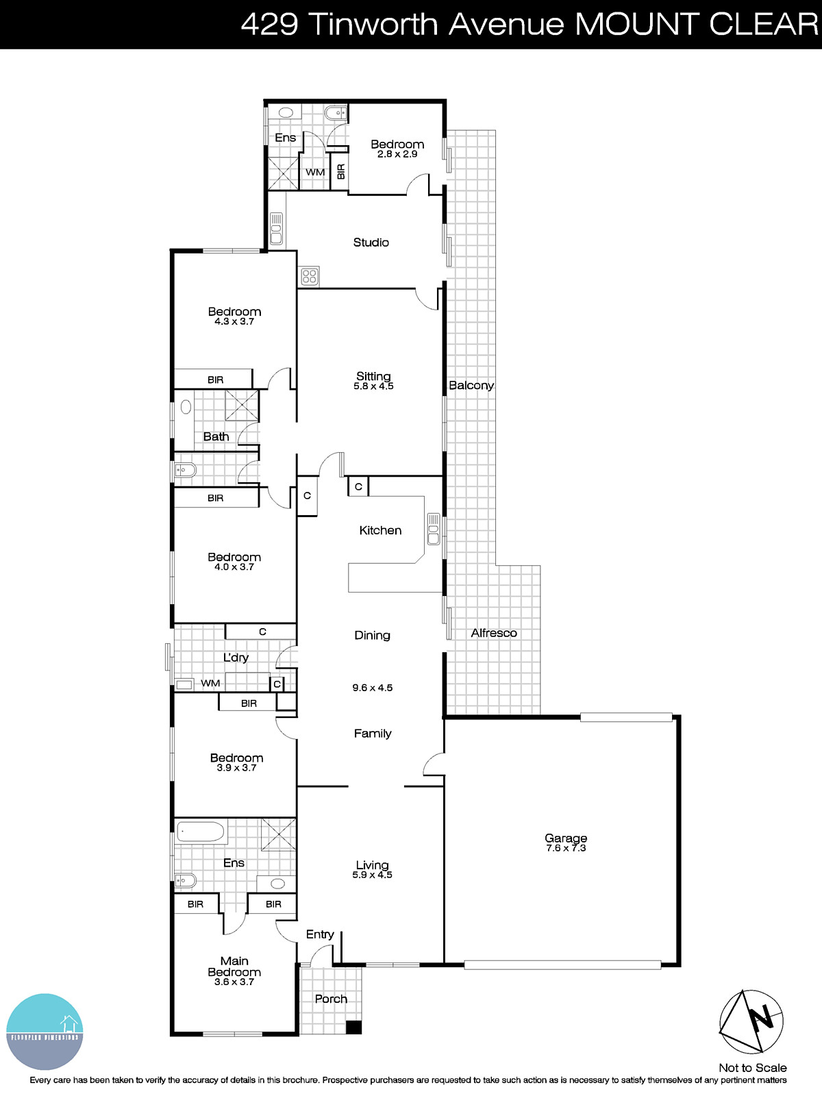 429 Tinworth Avenue, Mount Clear VIC 3350 - Floorplan