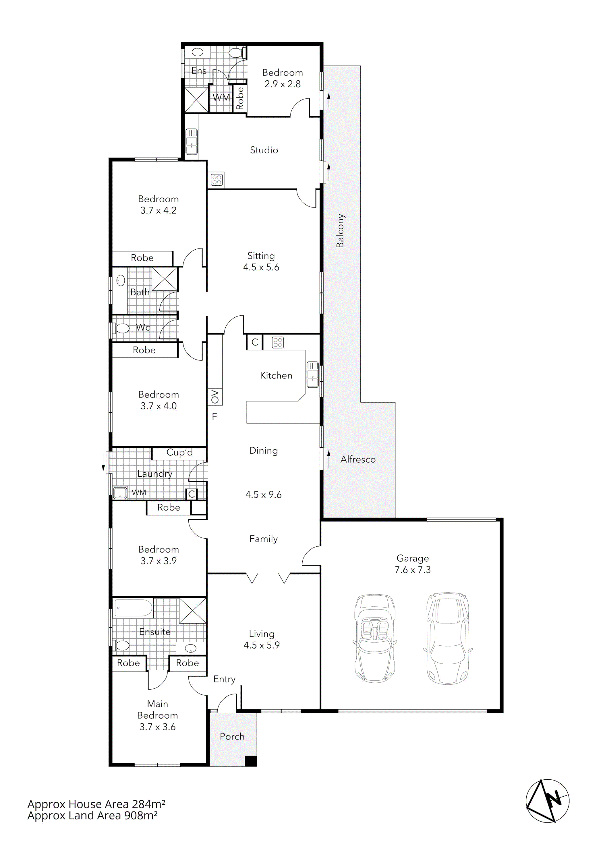 429 Tinworth Avenue, Mount Clear VIC 3350 - Floorplan