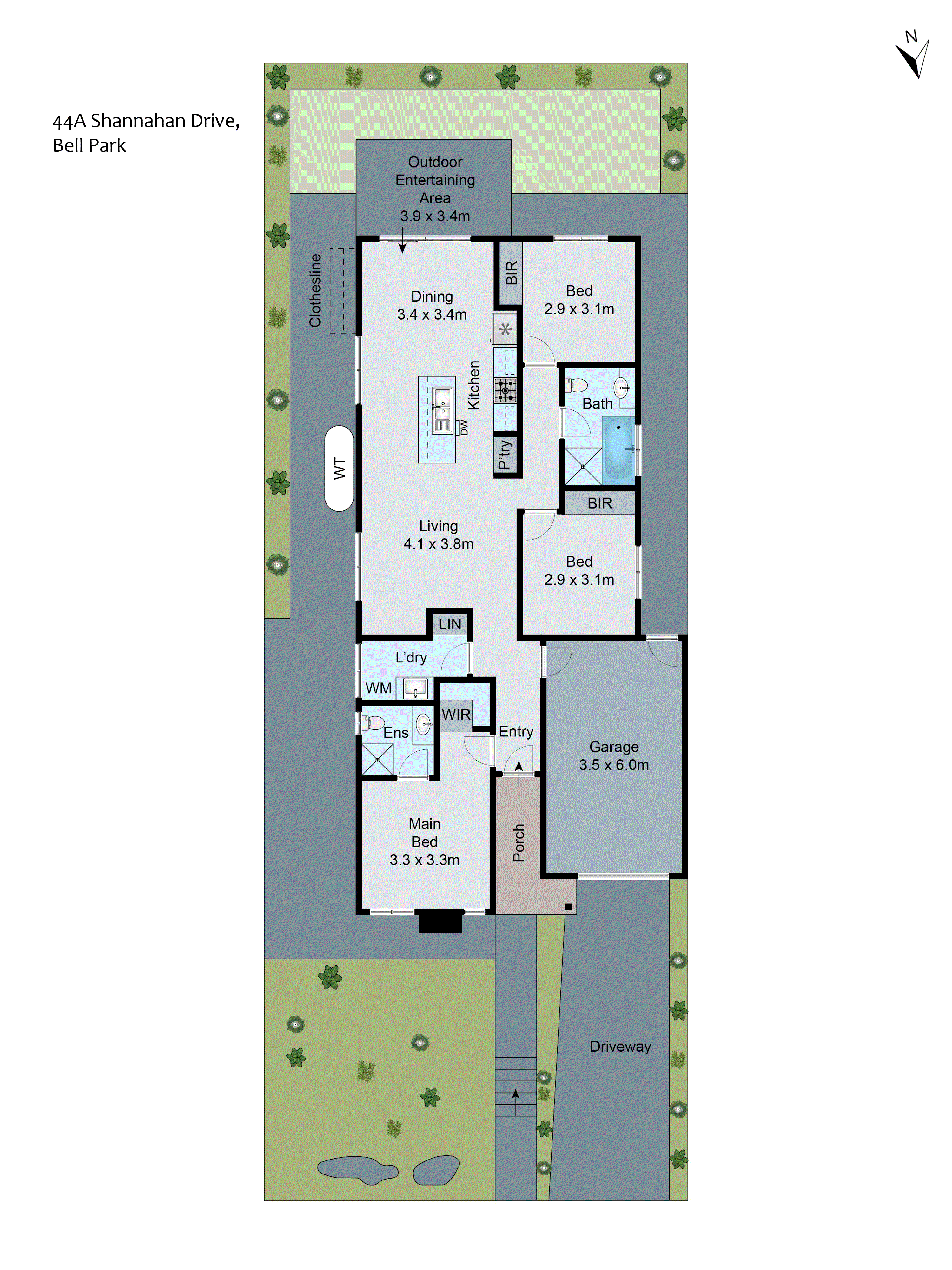 42A &/44A Shannahan Drive, Bell Park VIC 3215 - Floorplan