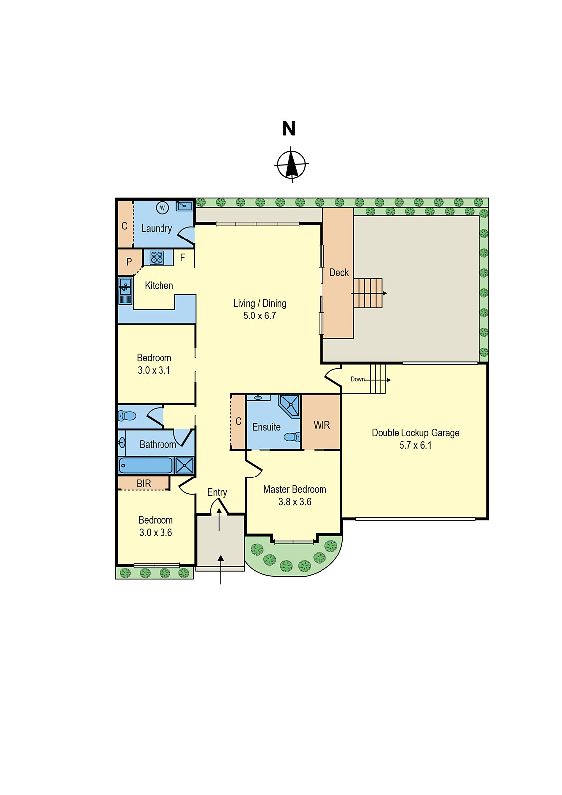 42C Melrose Street, Parkdale VIC 3195 - Floorplan