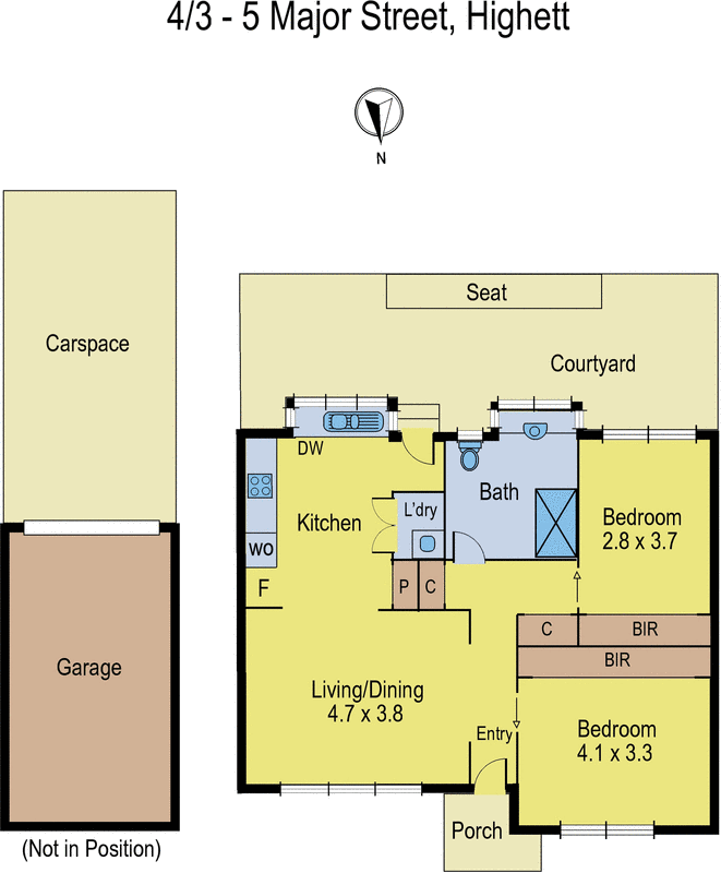 4/3-5 Major Street, Highett VIC 3190 - Floorplan