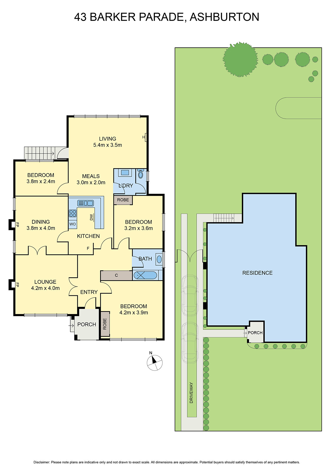 43 Baker Parade, Ashburton VIC 3147 - Floorplan