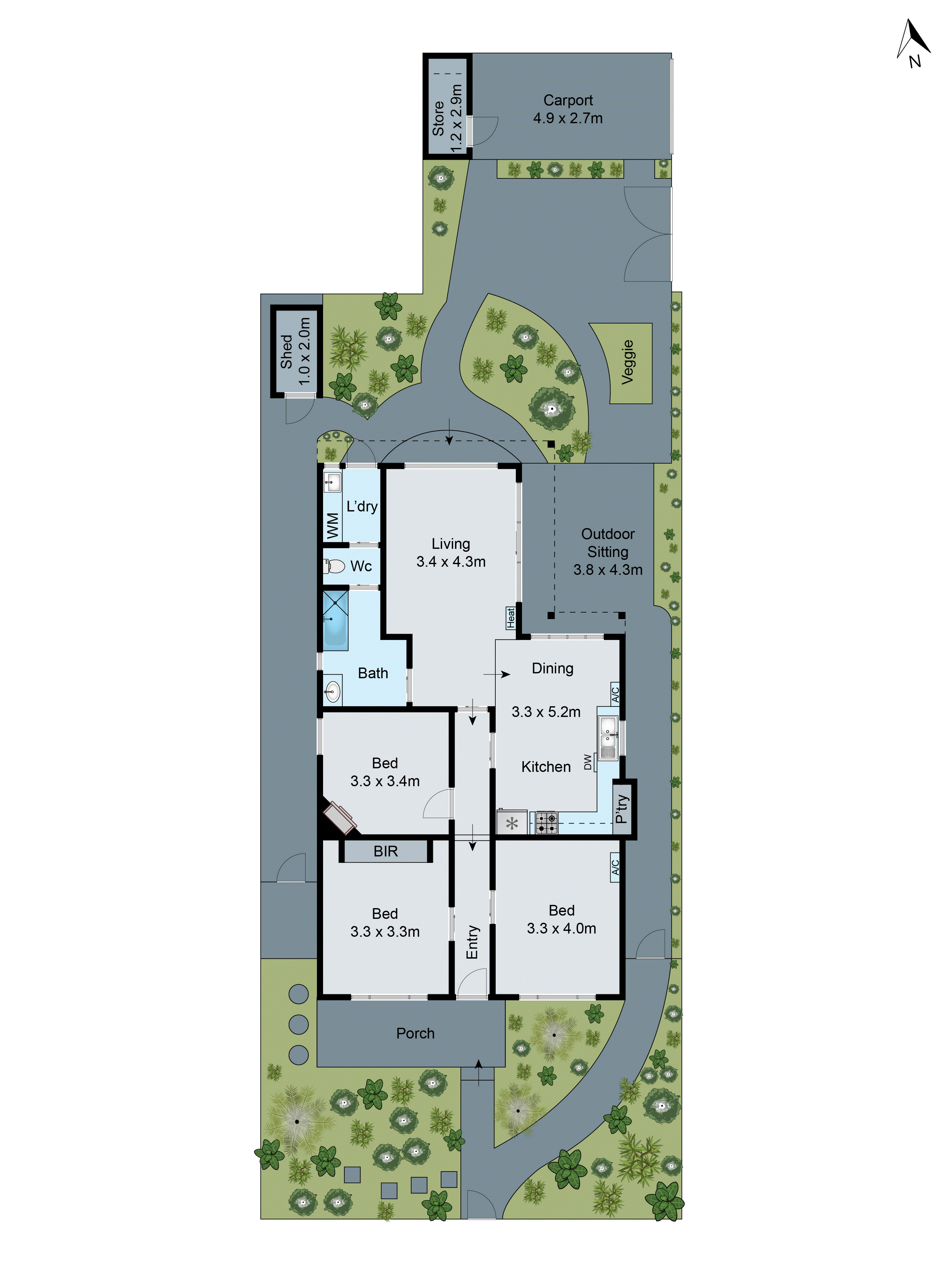 43 Balliang Street, South Geelong VIC 3220 - Floorplan