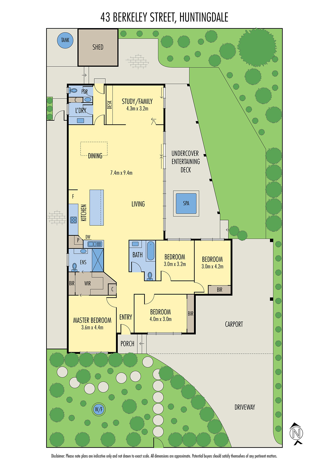 43 Berkeley Street, Huntingdale VIC 3166 - Floorplan