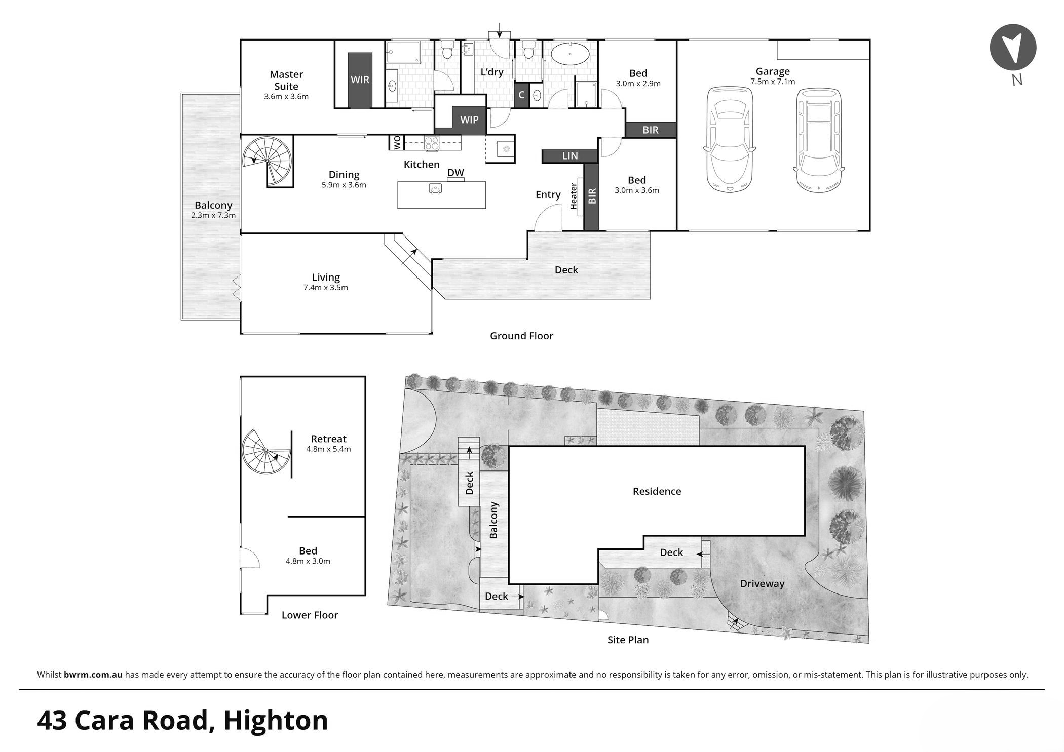 43 Cara Road, Highton VIC 3216 - Floorplan