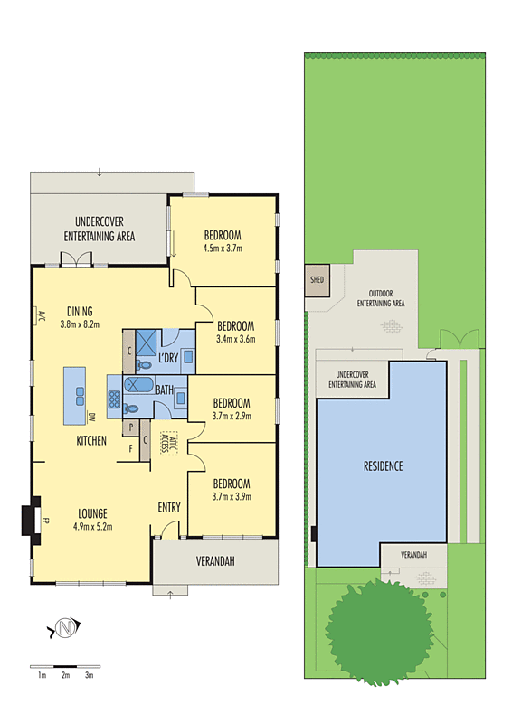 43 Cleek Avenue, Oakleigh South VIC 3167 - Floorplan