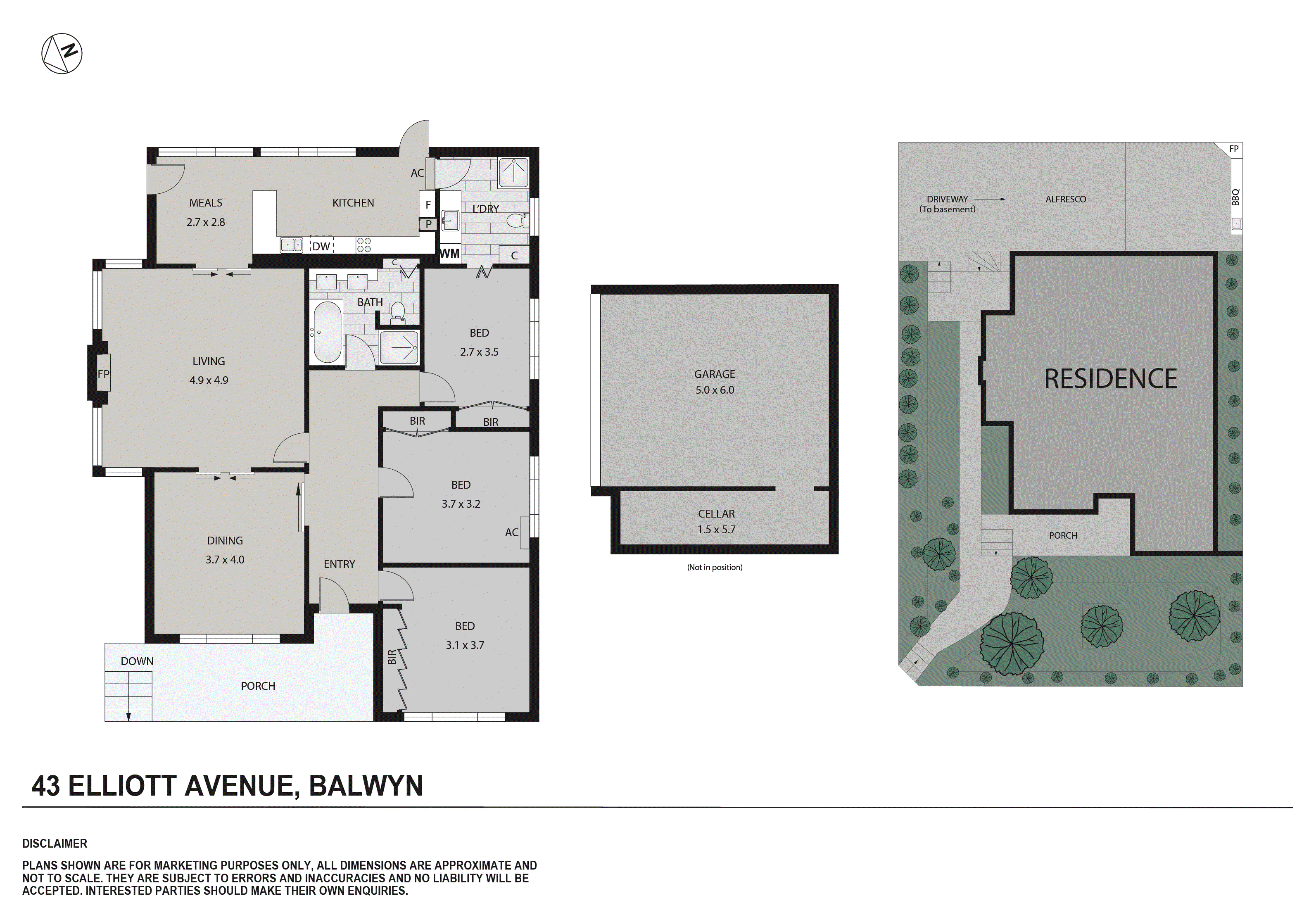 43 Elliott Avenue, Balwyn VIC 3103 - Floorplan