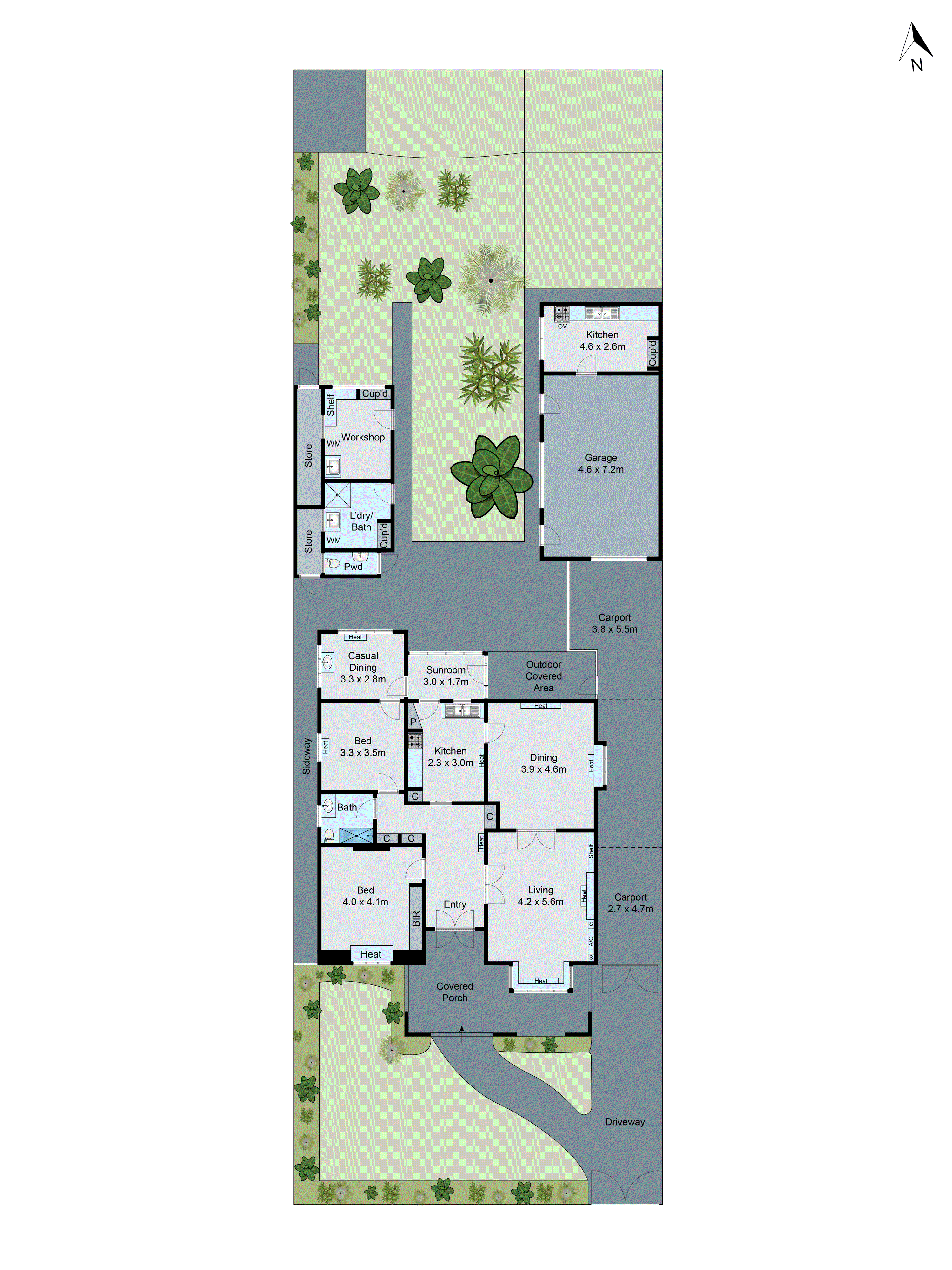 43 Euston Road, Hughesdale VIC 3166 - Floorplan