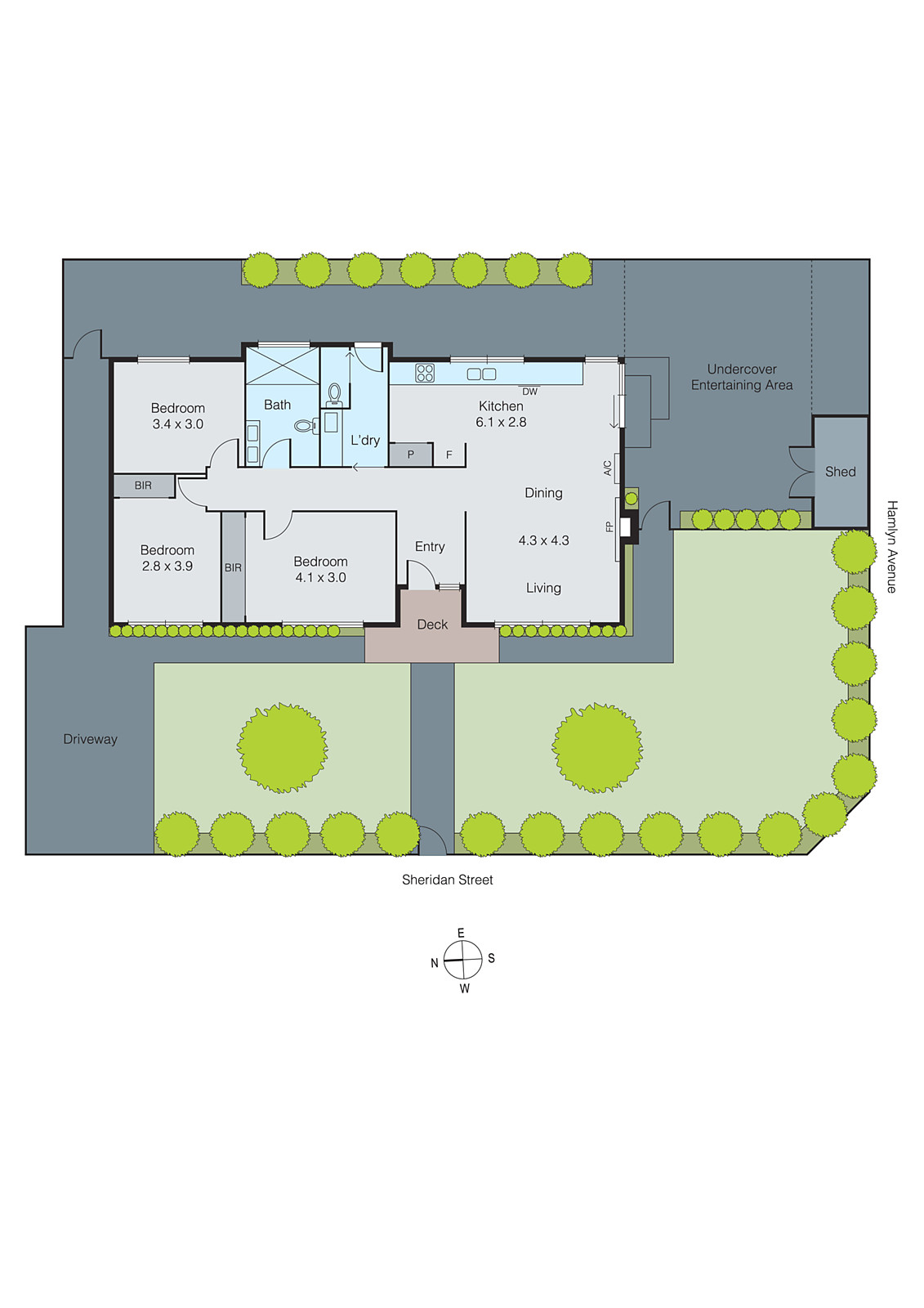 43 Hamlyn Avenue, Hamlyn Heights VIC 3215 - Floorplan