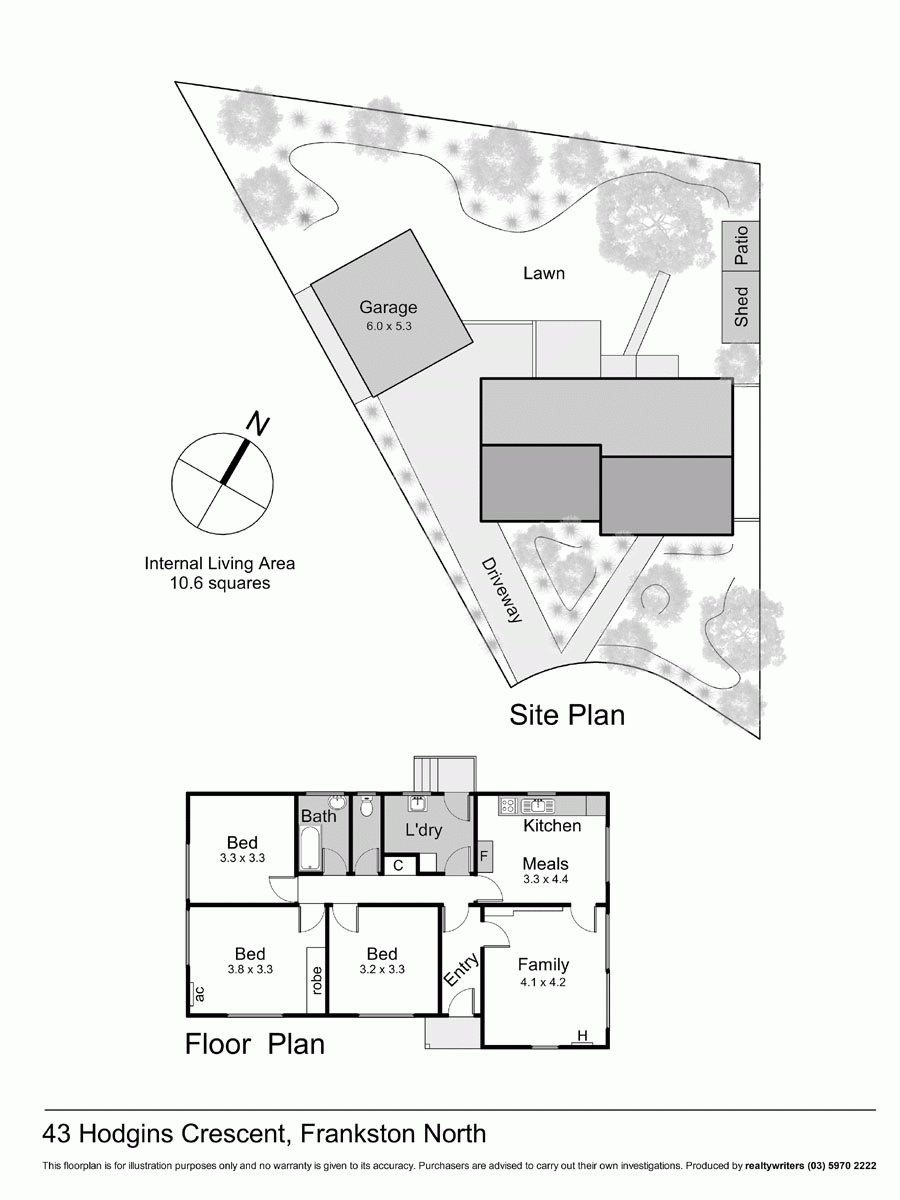 43 Hodgins Crescent, FRANKSTON NORTH VIC 3200 - Floorplan