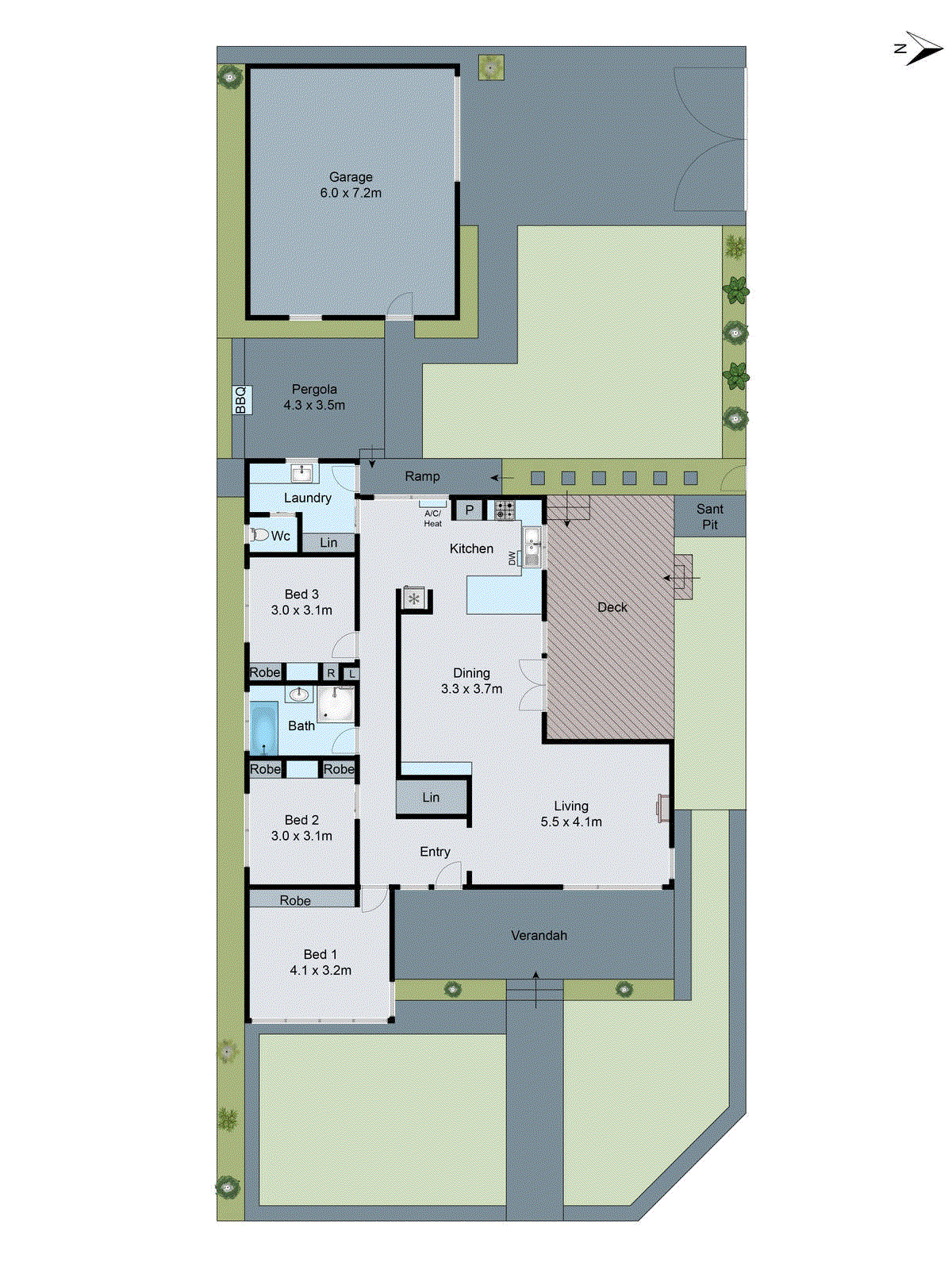 43 Kedleston Road, Herne Hill VIC 3218 - Floorplan