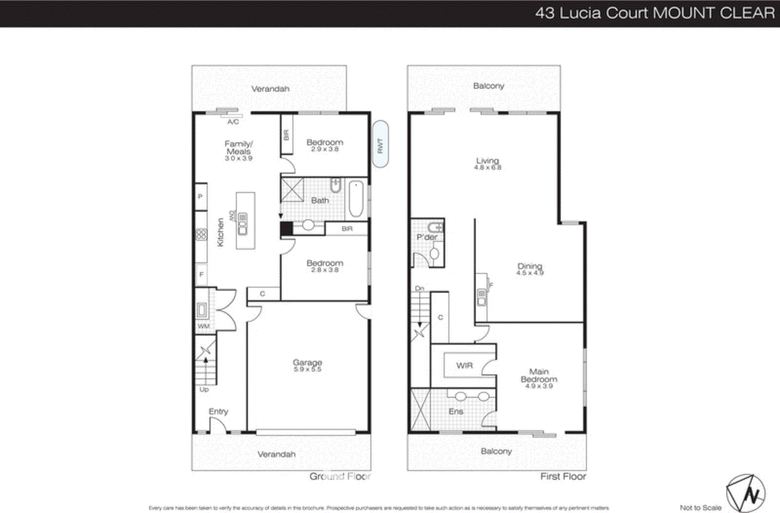 43 Lucia Crescent, Mount Clear VIC 3350 - Floorplan