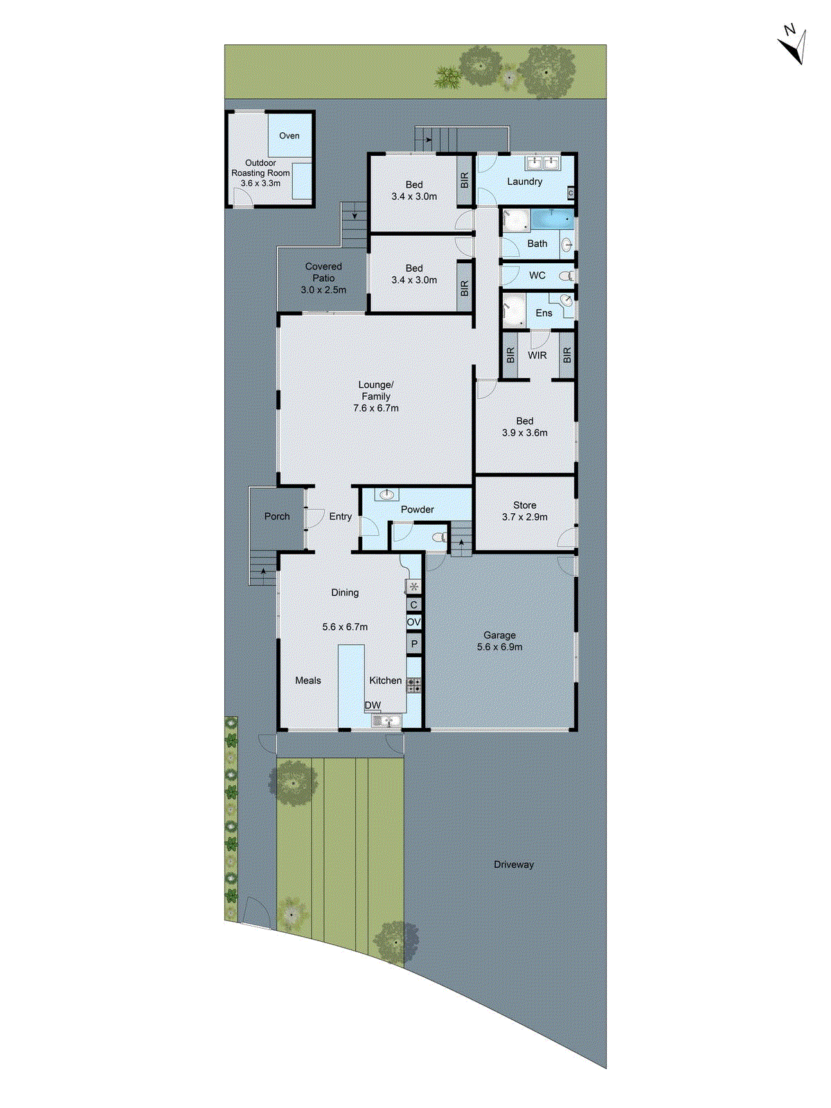 43 Meppel Drive, Clayton South VIC 3169 - Floorplan