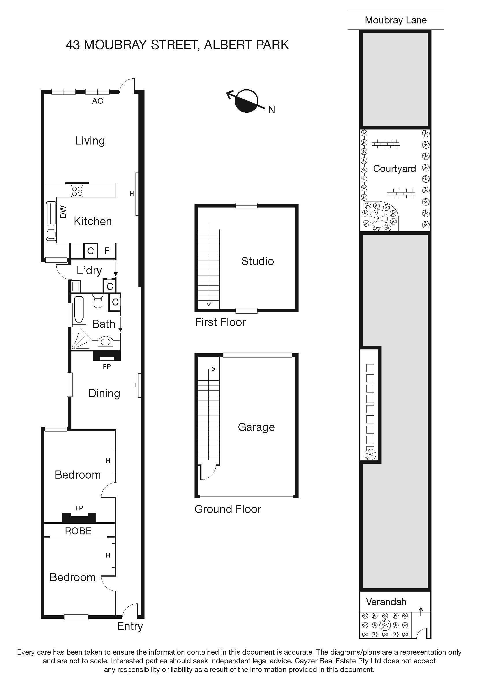 43 Moubray Street, ALBERT PARK VIC 3206 - Floorplan