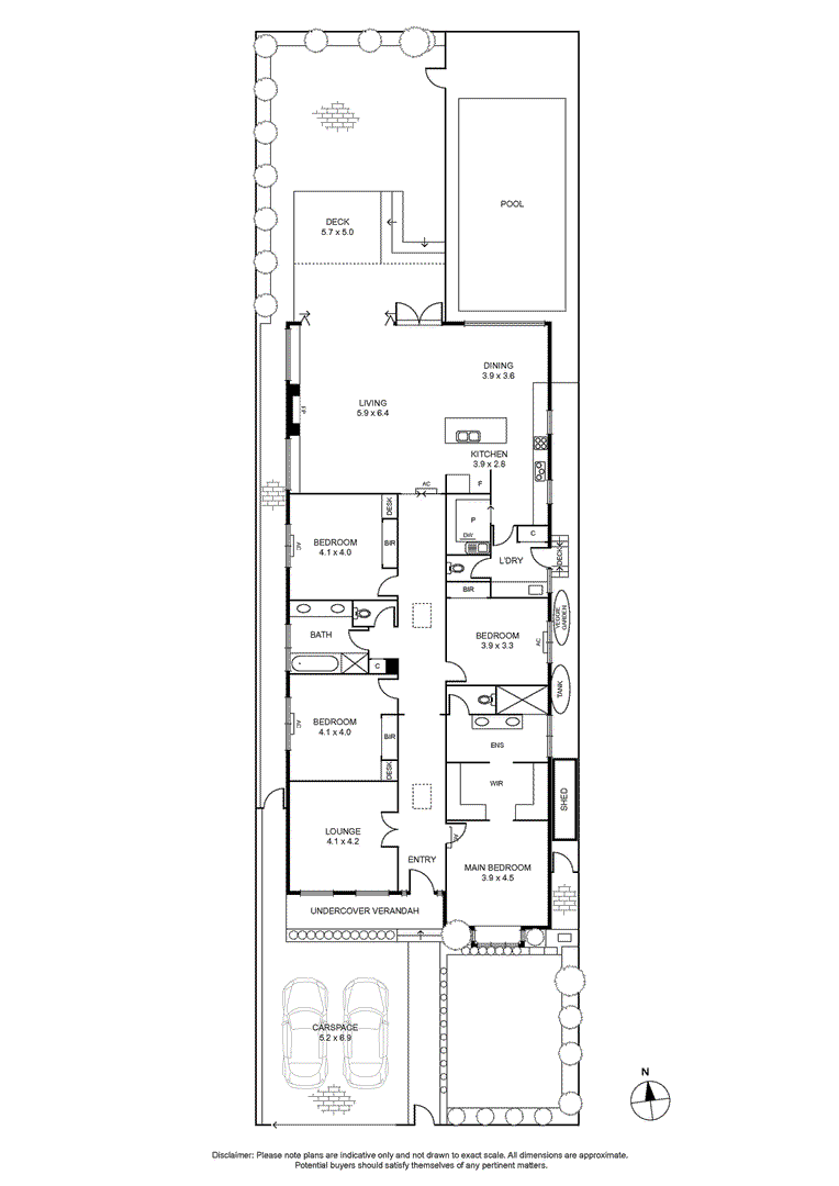 43 Myrtle Road, Hampton VIC 3188 - Floorplan