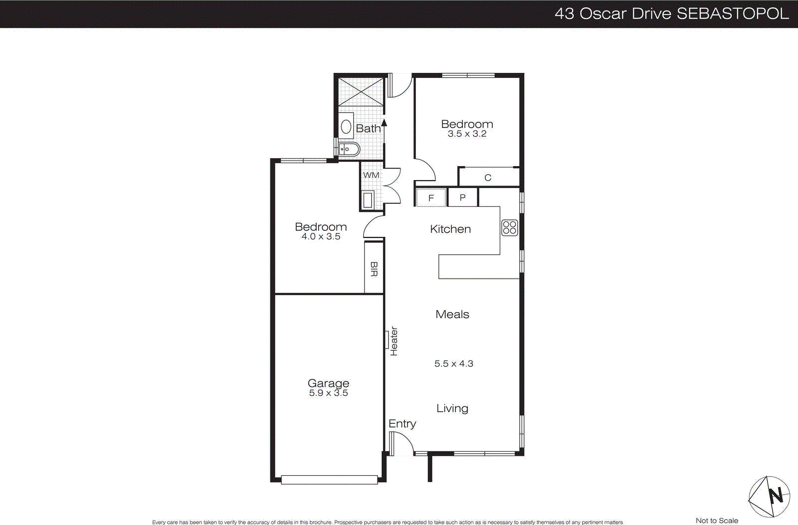 43 Oscar Drive, Sebastopol VIC 3356 - Floorplan