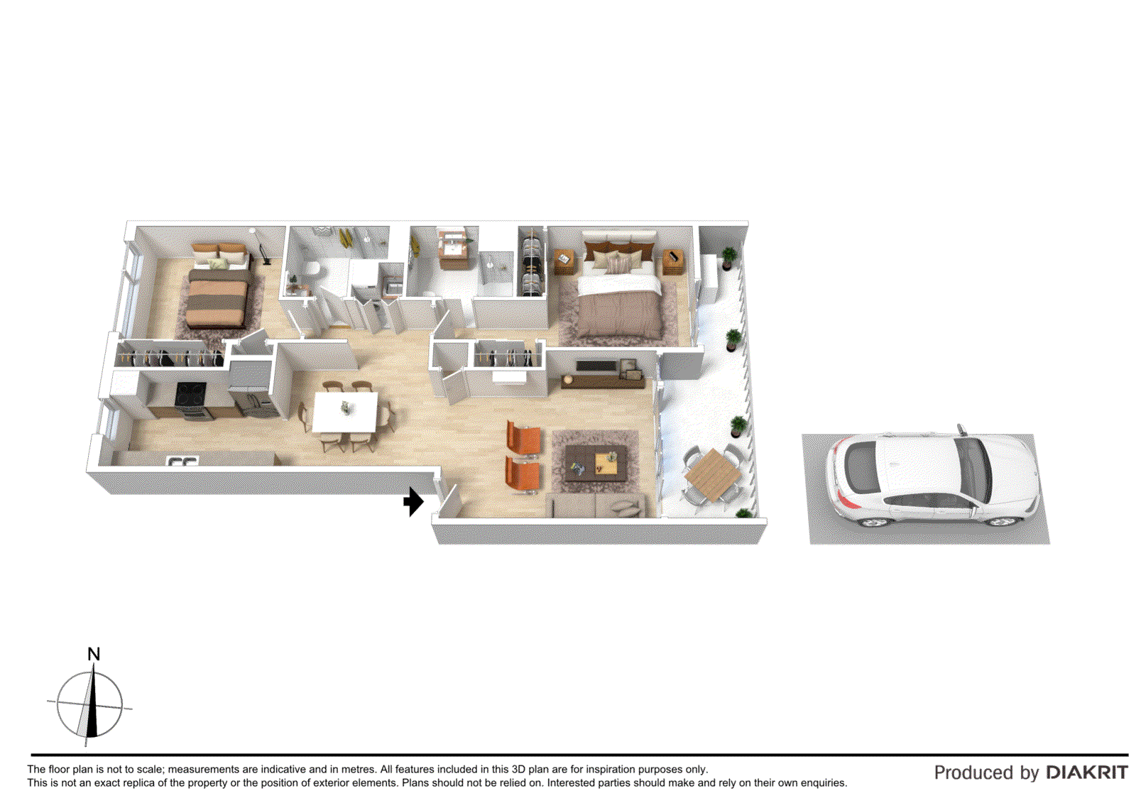 4/3 Pallisades Boulevard, Cheltenham VIC 3192 - Floorplan