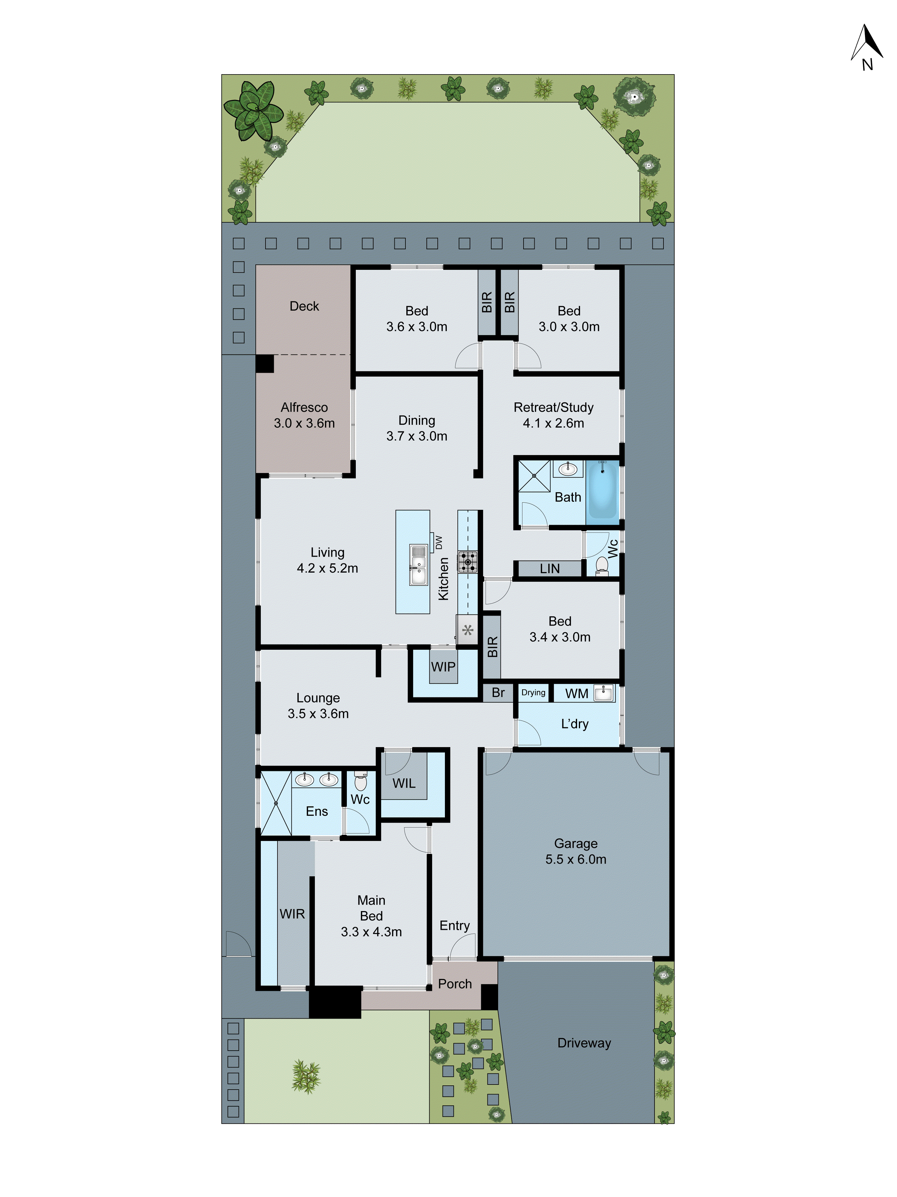 43 Raleigh Circuit, Armstrong Creek VIC 3217 - Floorplan
