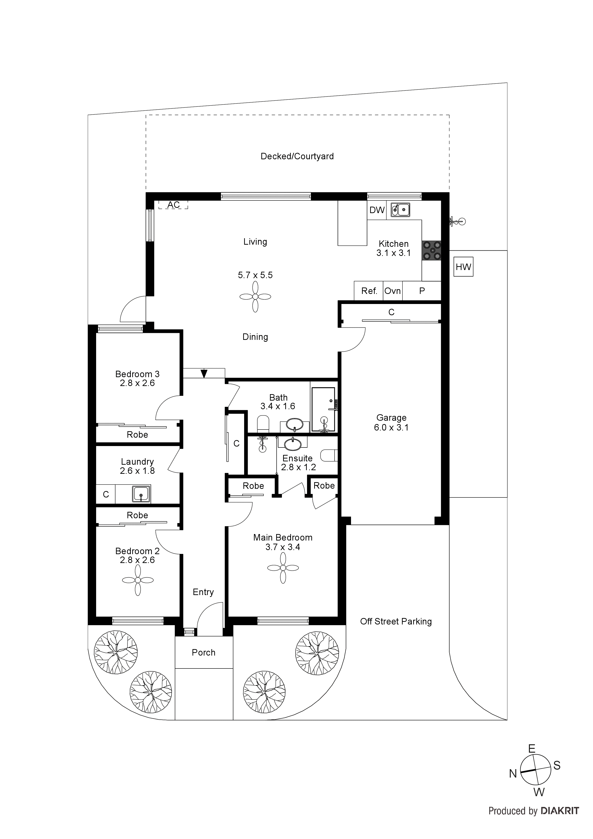 4/3 Seaford Road, Seaford VIC 3198 - Floorplan