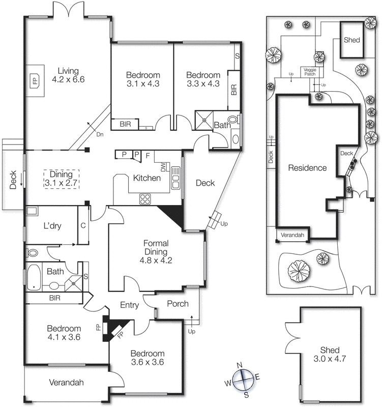 43 Service Street, Hampton VIC 3188 - Floorplan