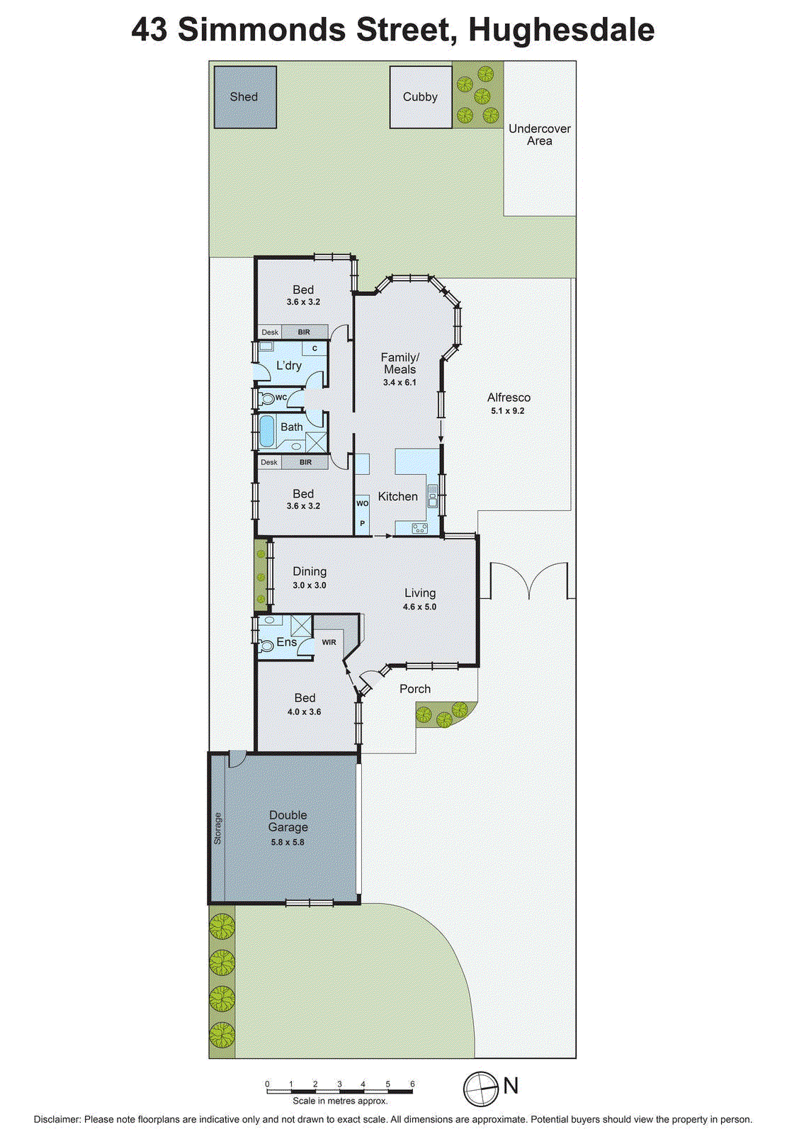 43 Simmonds Street, Hughesdale VIC 3166 - Floorplan