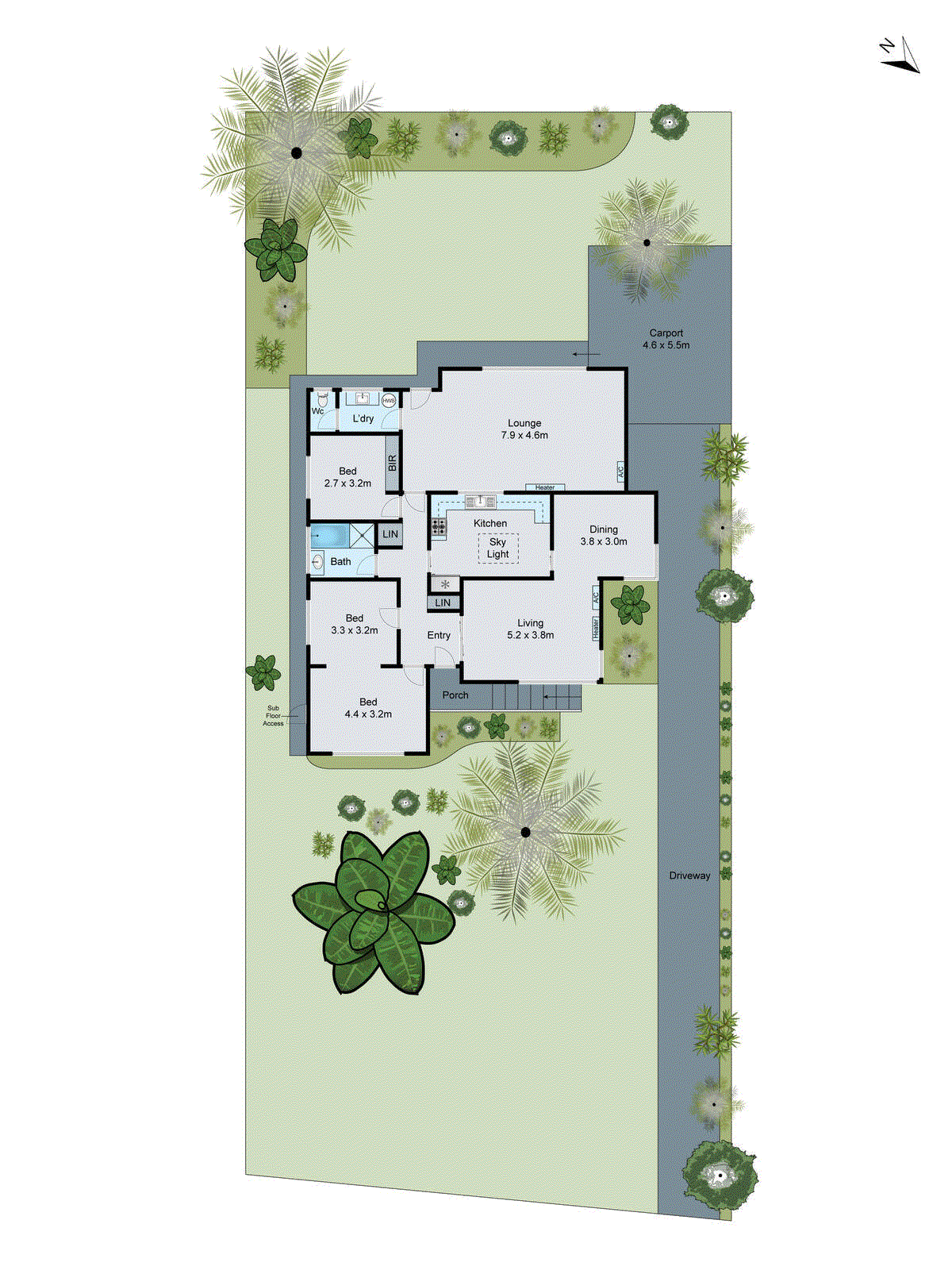 43 The Avenue, Belmont VIC 3216 - Floorplan