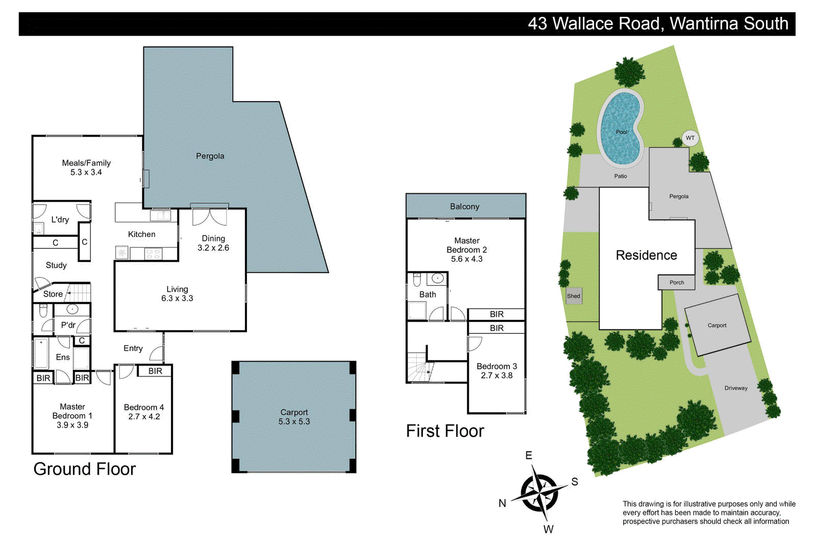 43 Wallace Road, Wantirna South VIC 3152 - Floorplan