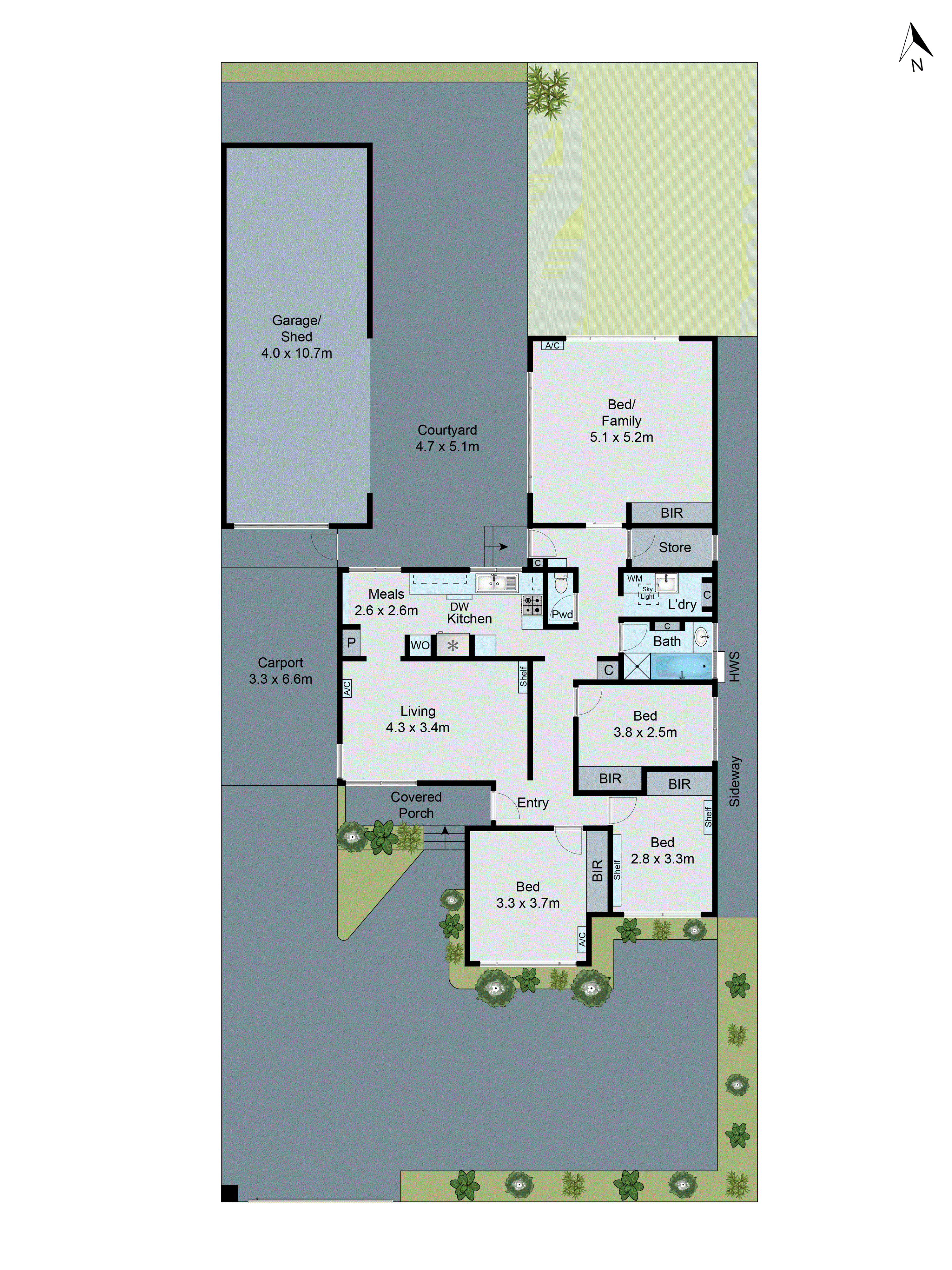 43 Washington Drive, Oakleigh South VIC 3167 - Floorplan