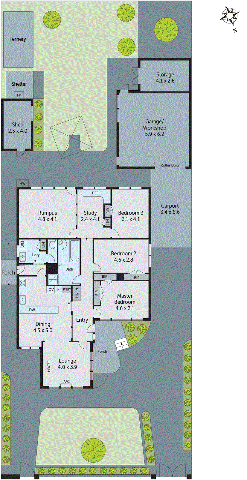 43 Watsons Road, Newcomb VIC 3219 - Floorplan