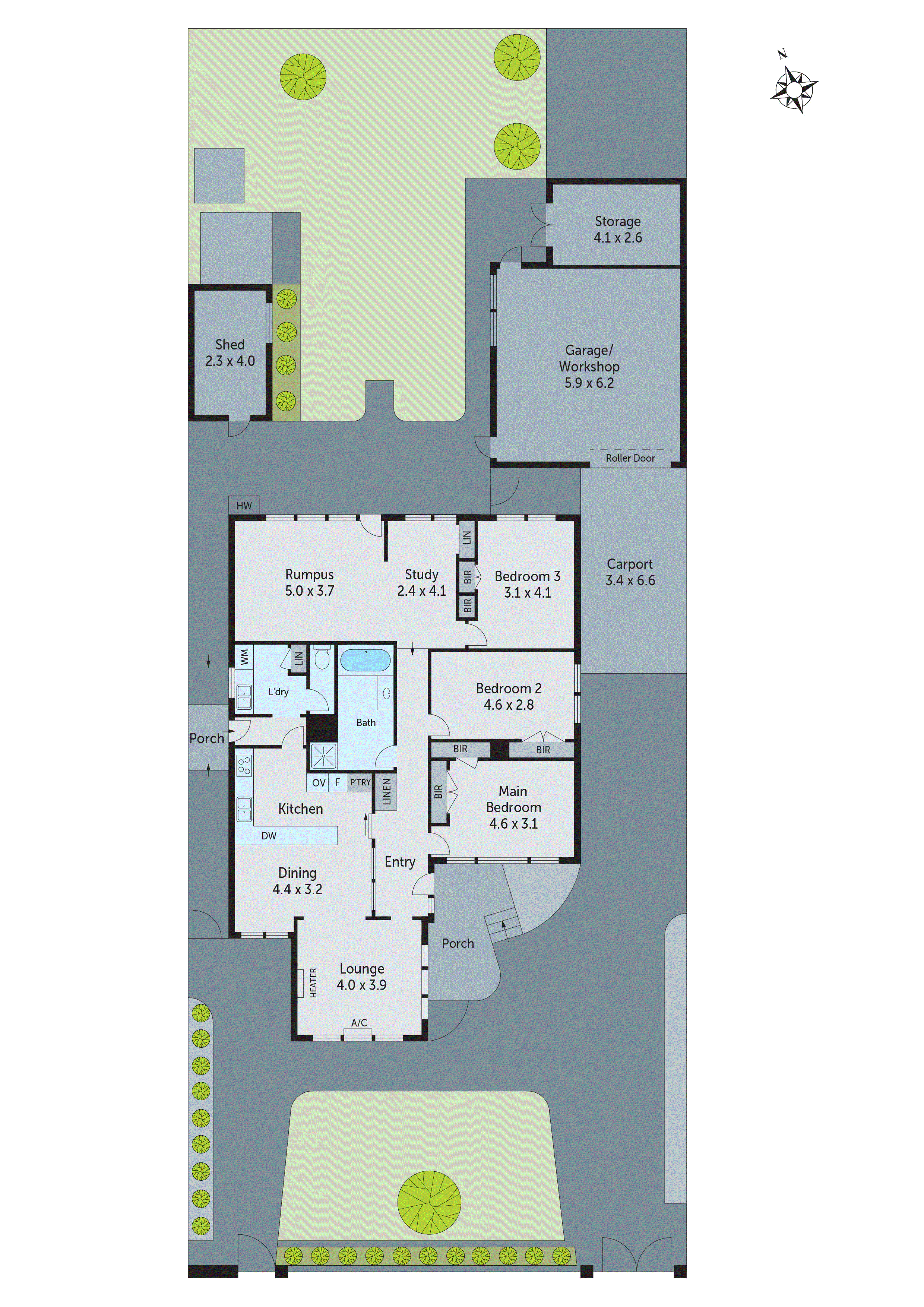 43 Watsons Road, Newcomb VIC 3219 - Floorplan