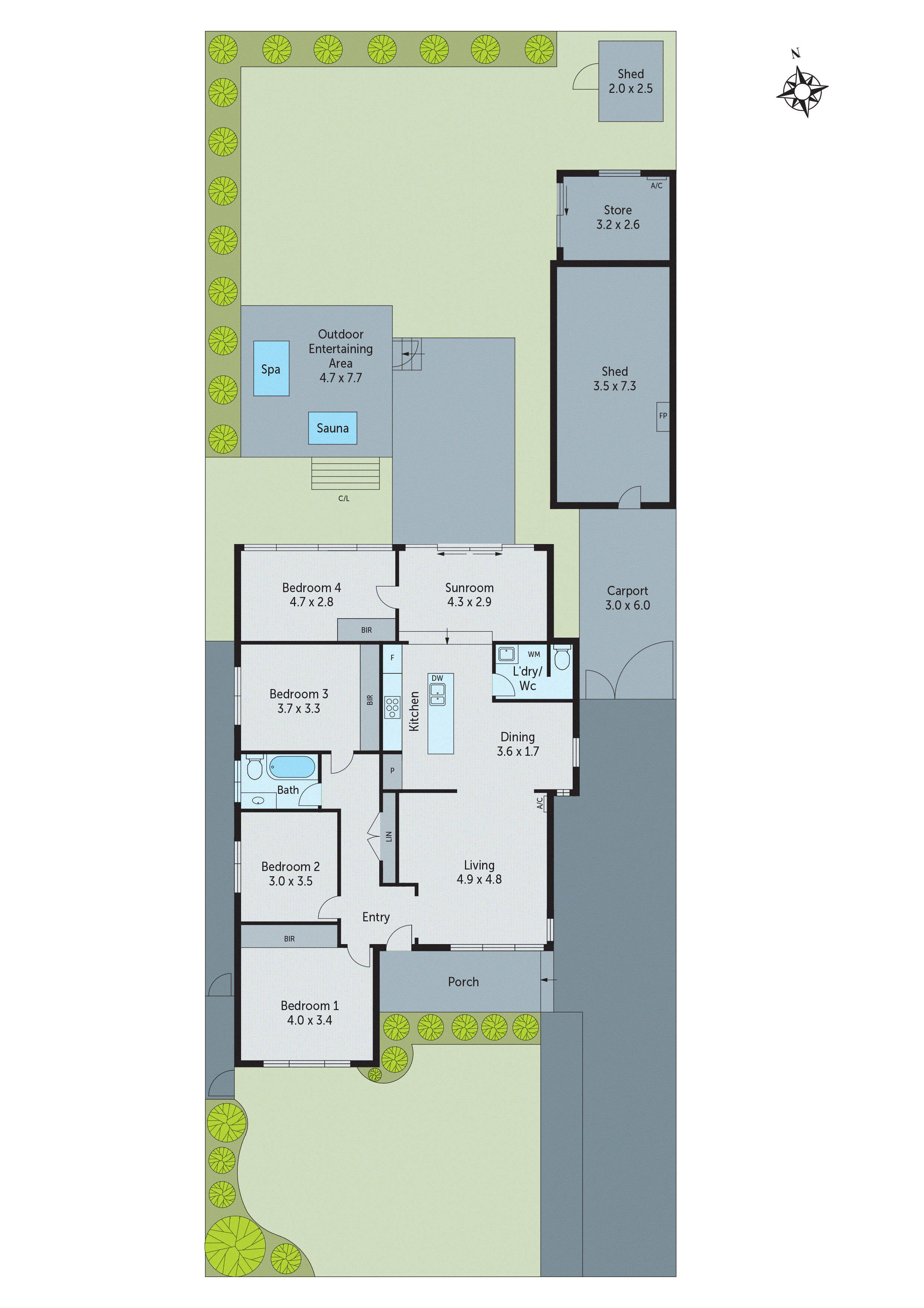 43 Wilton Avenue, Newcomb VIC 3219 - Floorplan