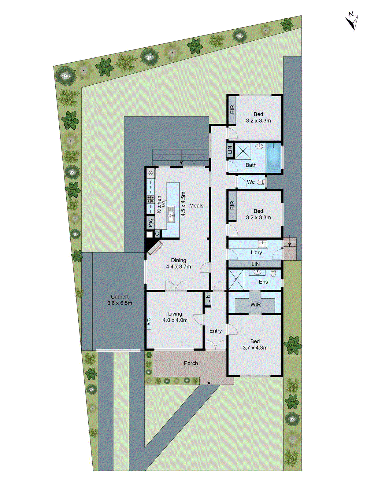 43 Wimmera Avenue, Manifold Heights VIC 3218 - Floorplan