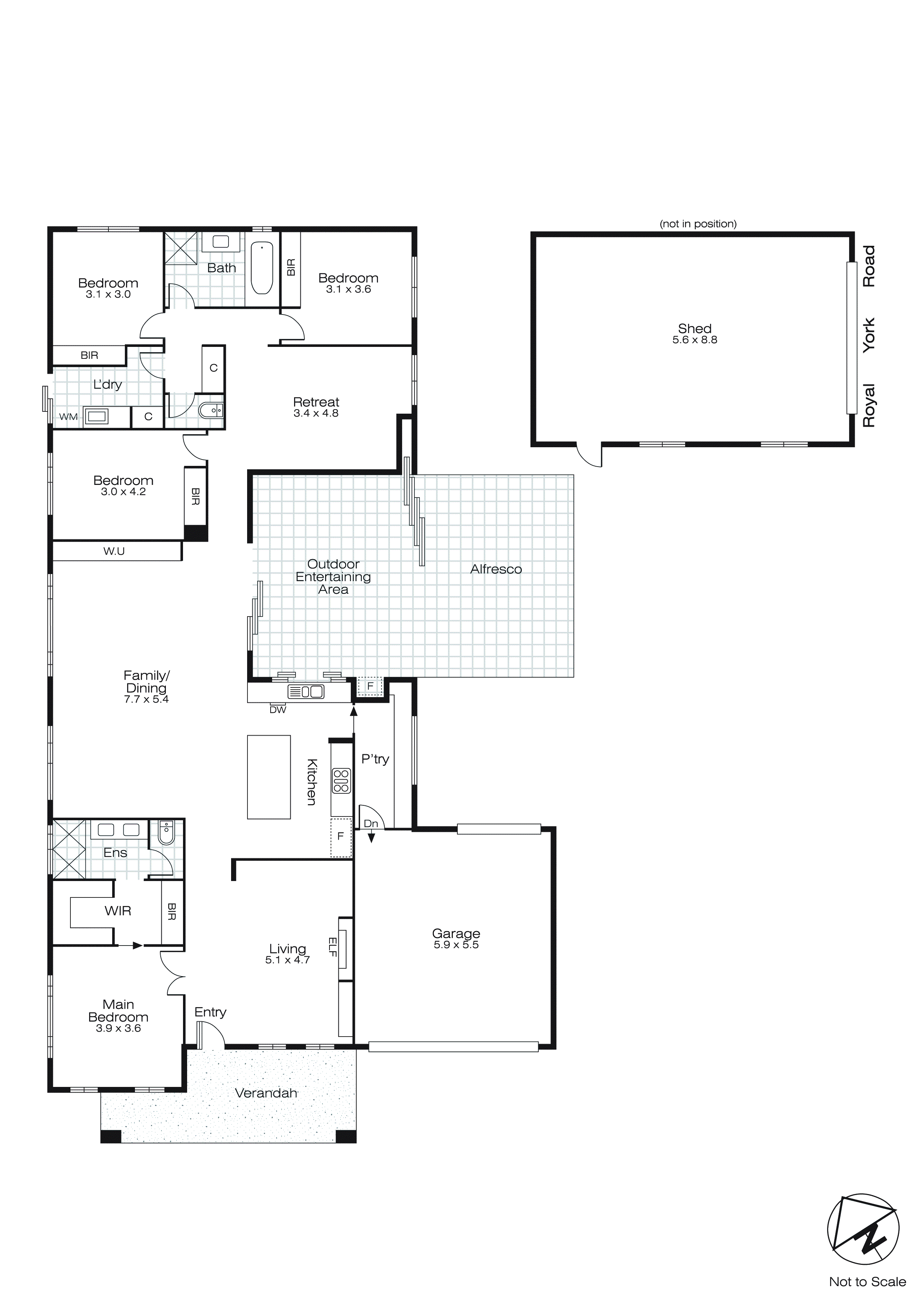430 Greenhalghs Road Service Road, Winter Valley VIC 3358 - Floorplan