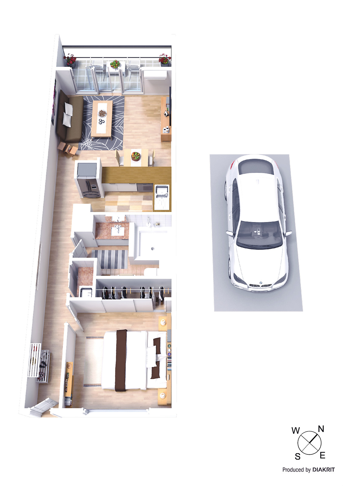 43/1A St Kilda Road, St Kilda VIC 3182 - Floorplan