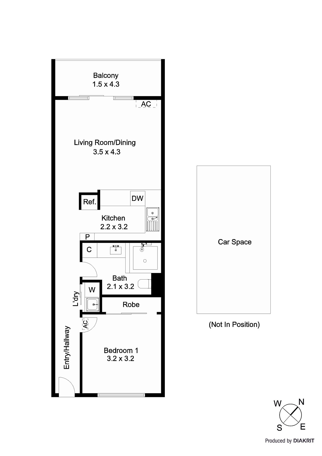 43/1A St Kilda Road, St Kilda VIC 3182 - Floorplan