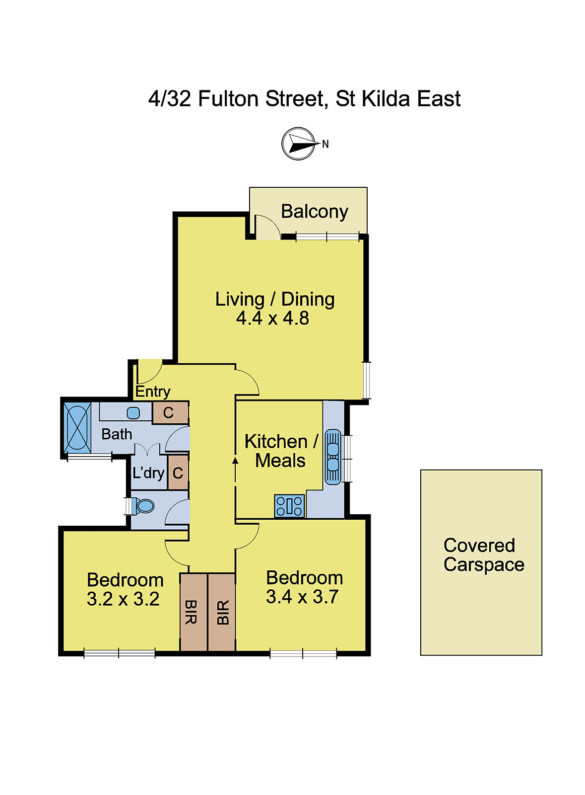 4/32 Fulton Street, St Kilda East VIC 3183 - Floorplan