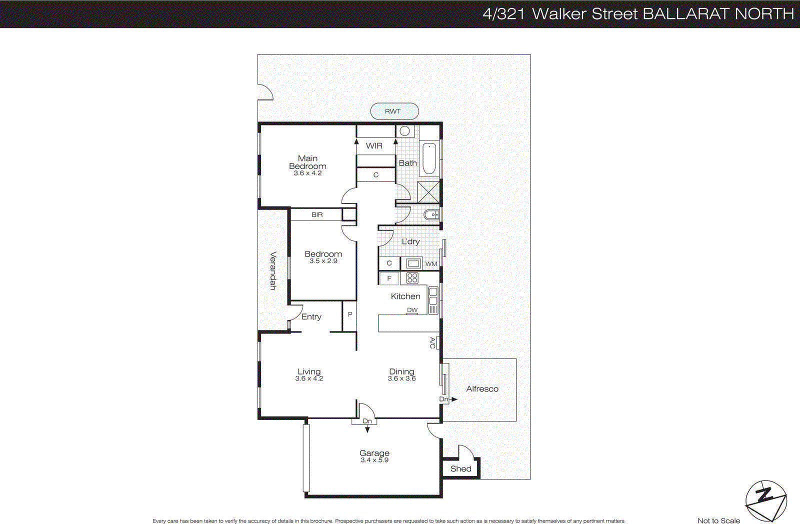 4/321 Walker Street, Ballarat North VIC 3350 - Floorplan