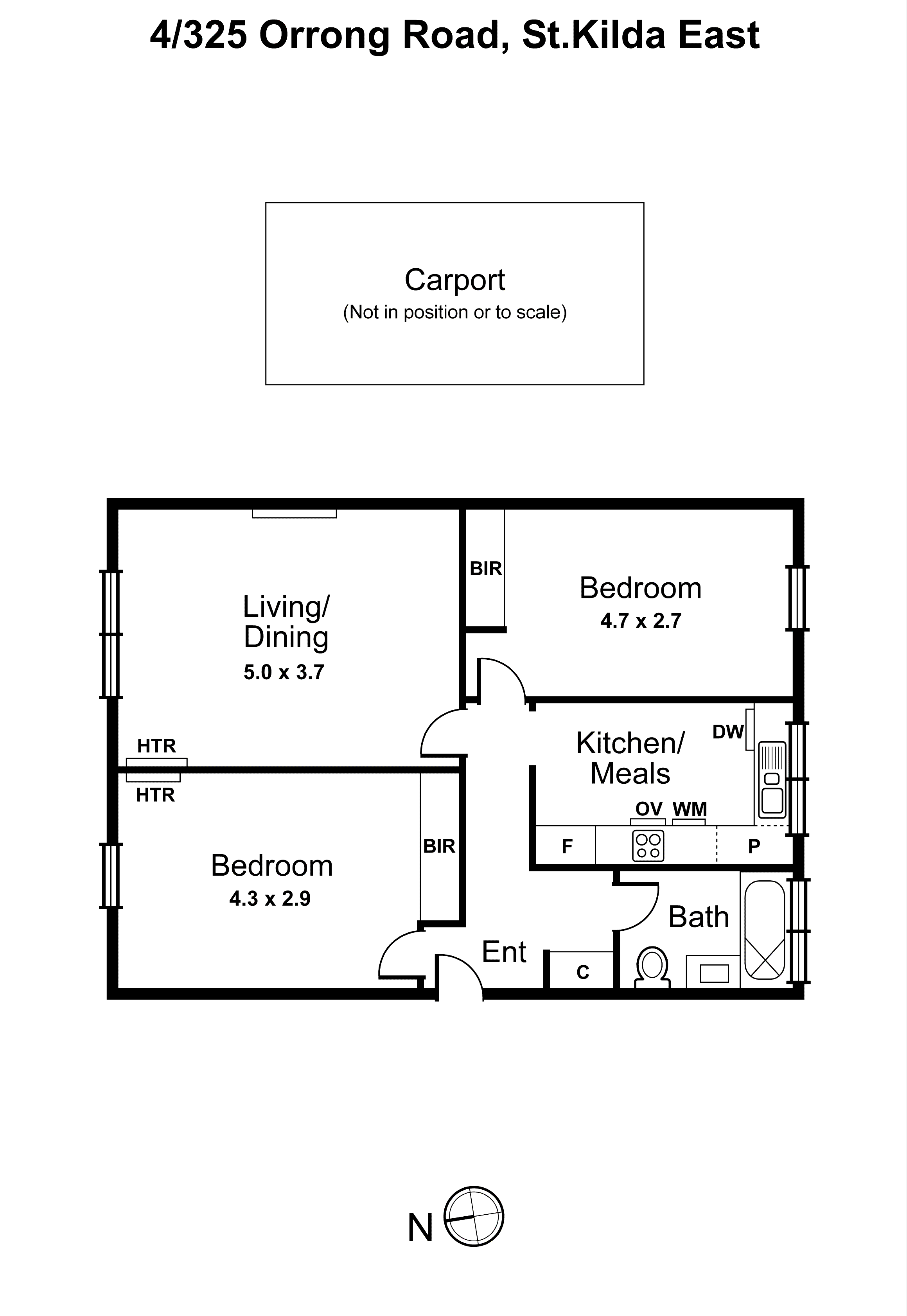4/325 Orrong Road, St Kilda East VIC 3183 - Floorplan