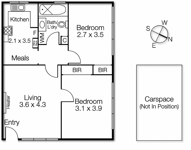 4/33 Byron Street, Elwood VIC 3184 - Floorplan