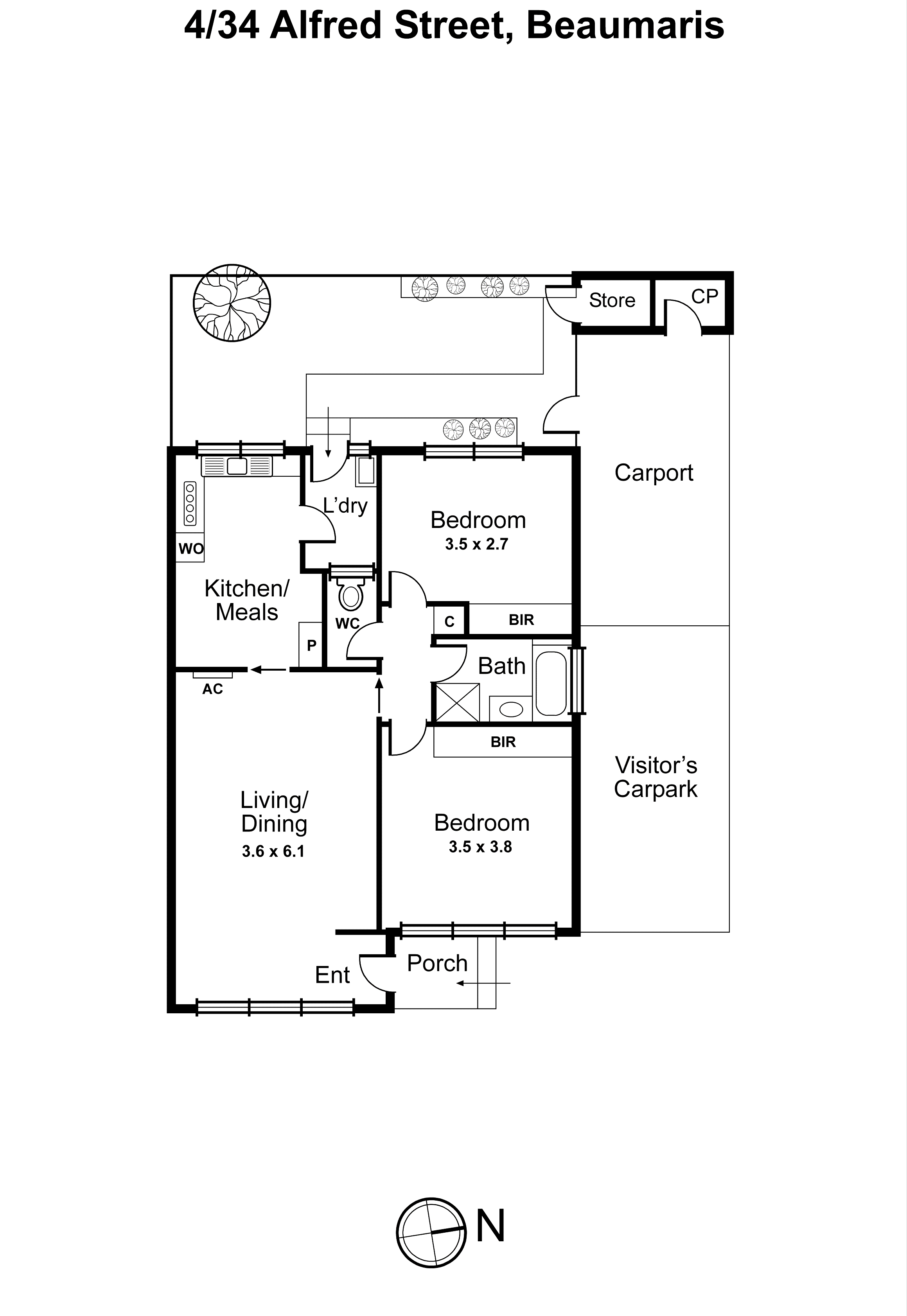 4/34 Alfred Street, Beaumaris VIC 3193 - Floorplan
