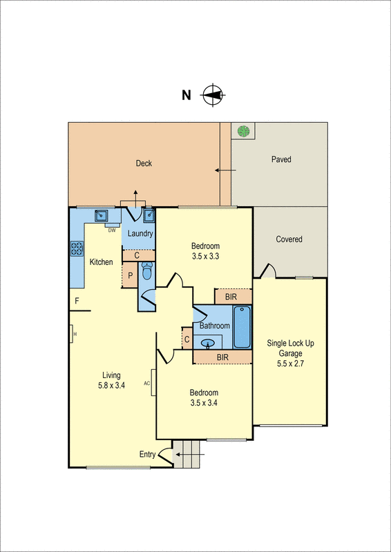 4/34 Flinders Street, Mentone VIC 3194 - Floorplan