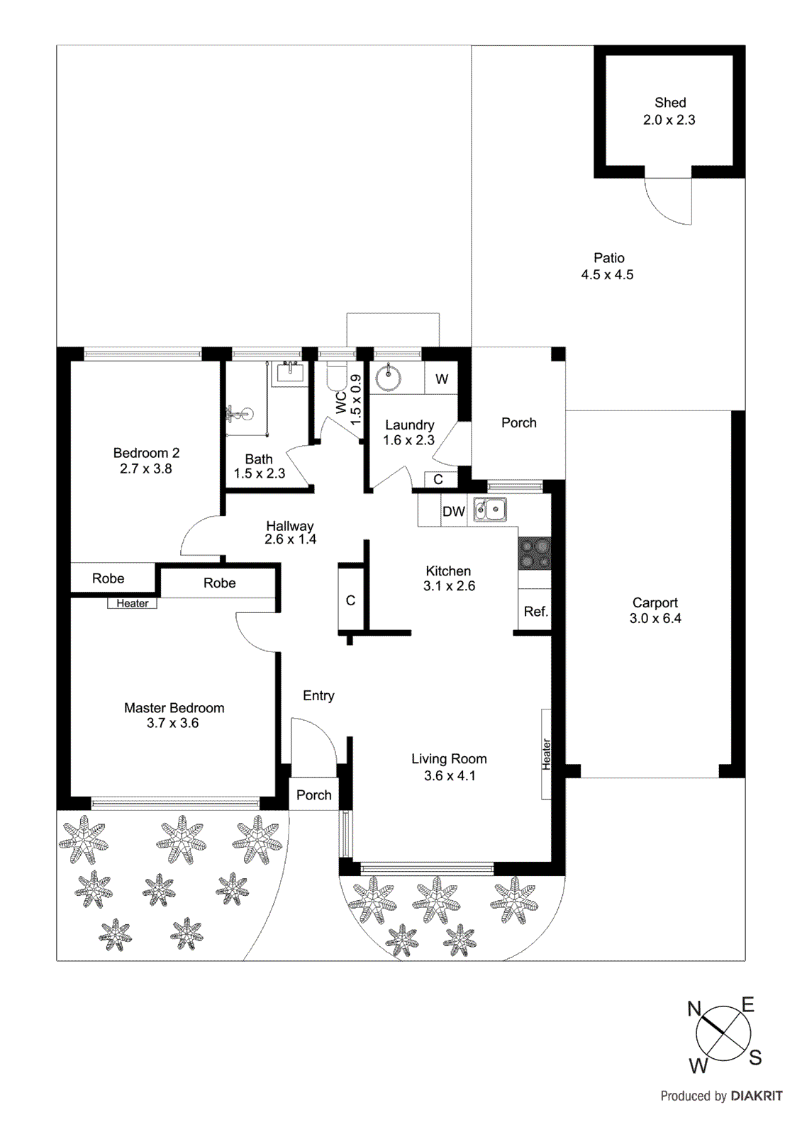4/34 Golden Avenue, Bonbeach VIC 3196 - Floorplan