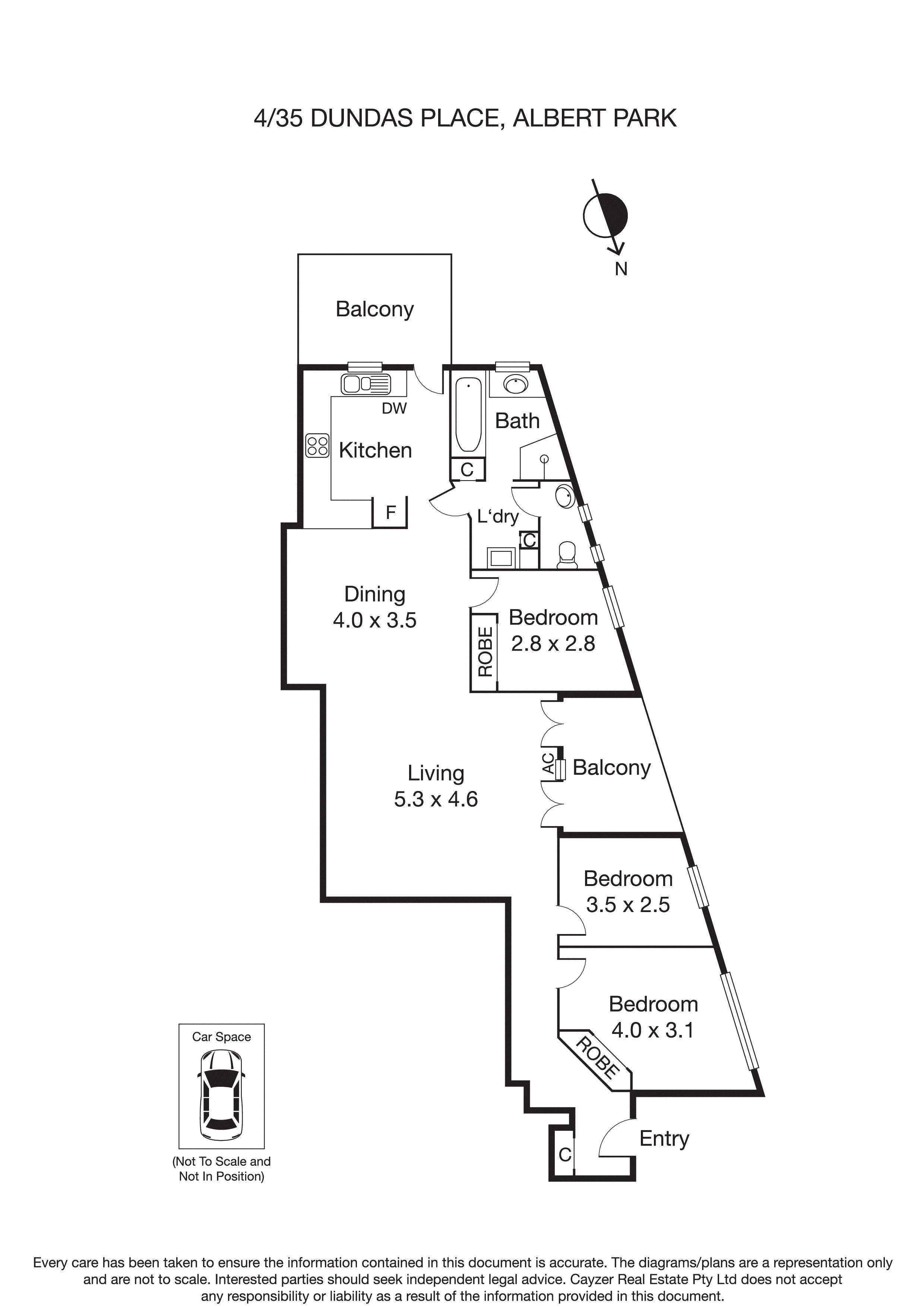 4/35 Dundas Place, ALBERT PARK VIC 3206 - Floorplan