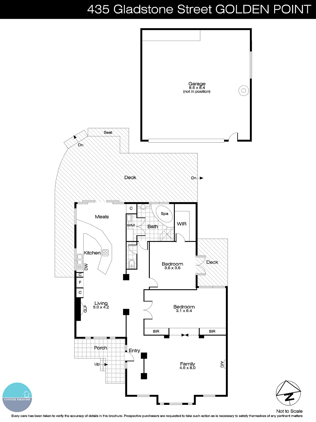 435 Gladstone Street, Golden Point VIC 3350 - Floorplan