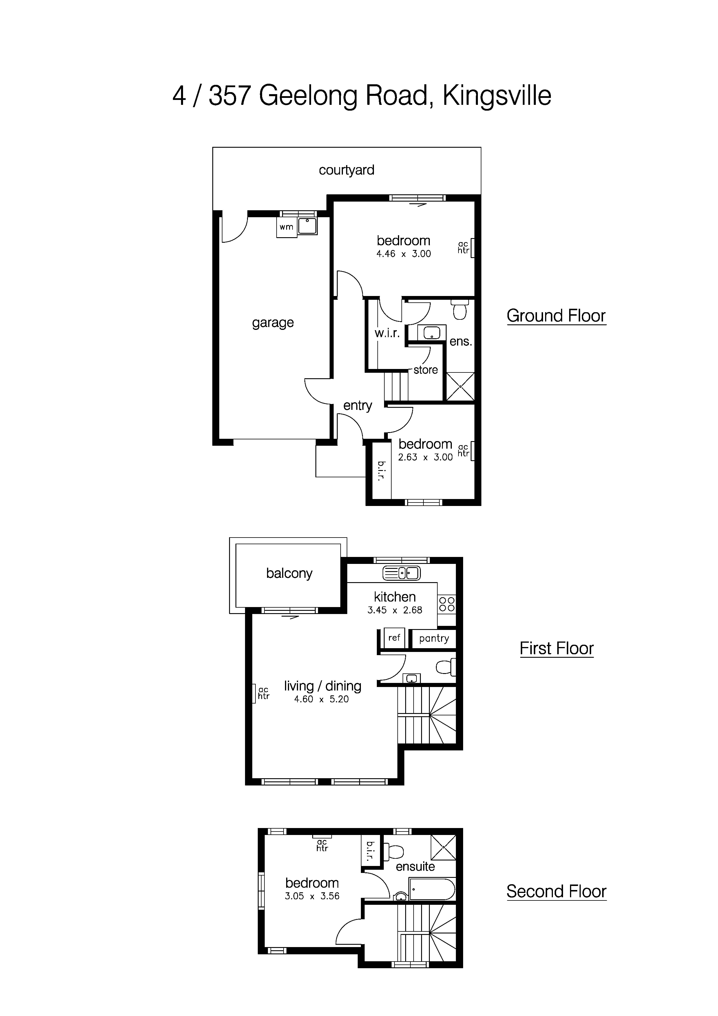 4/357 Geelong Road, KINGSVILLE VIC 3012 - Floorplan