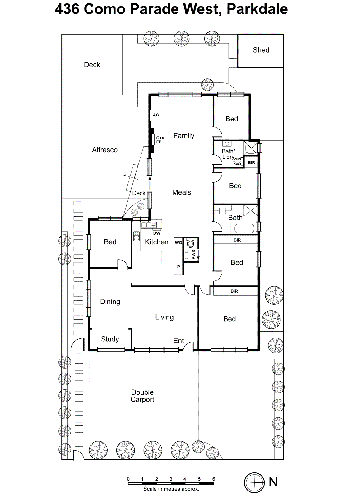 436 Como Parade West, Parkdale VIC 3195 - Floorplan
