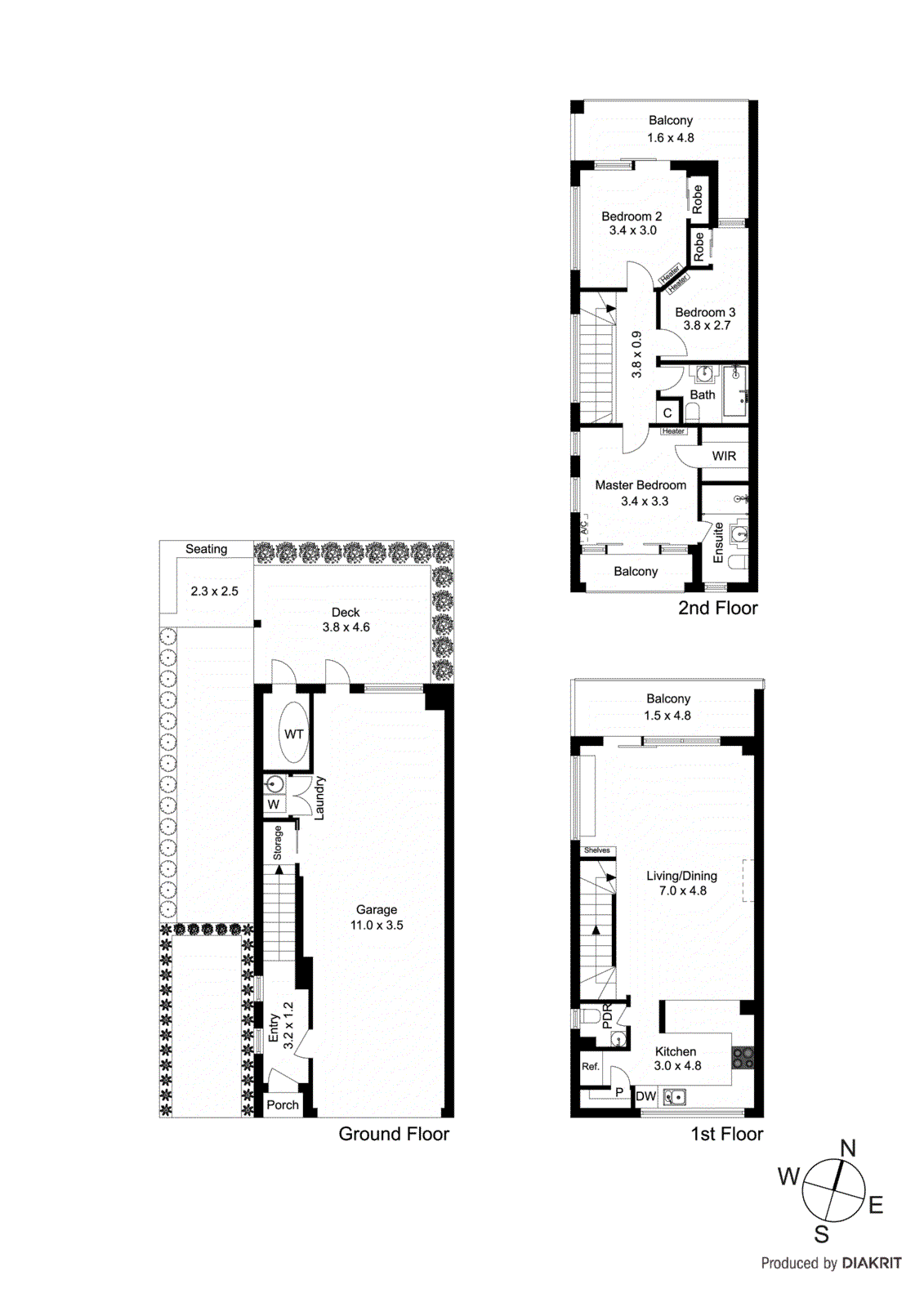 4/36 Melaleuca Drive, Carrum VIC 3197 - Floorplan